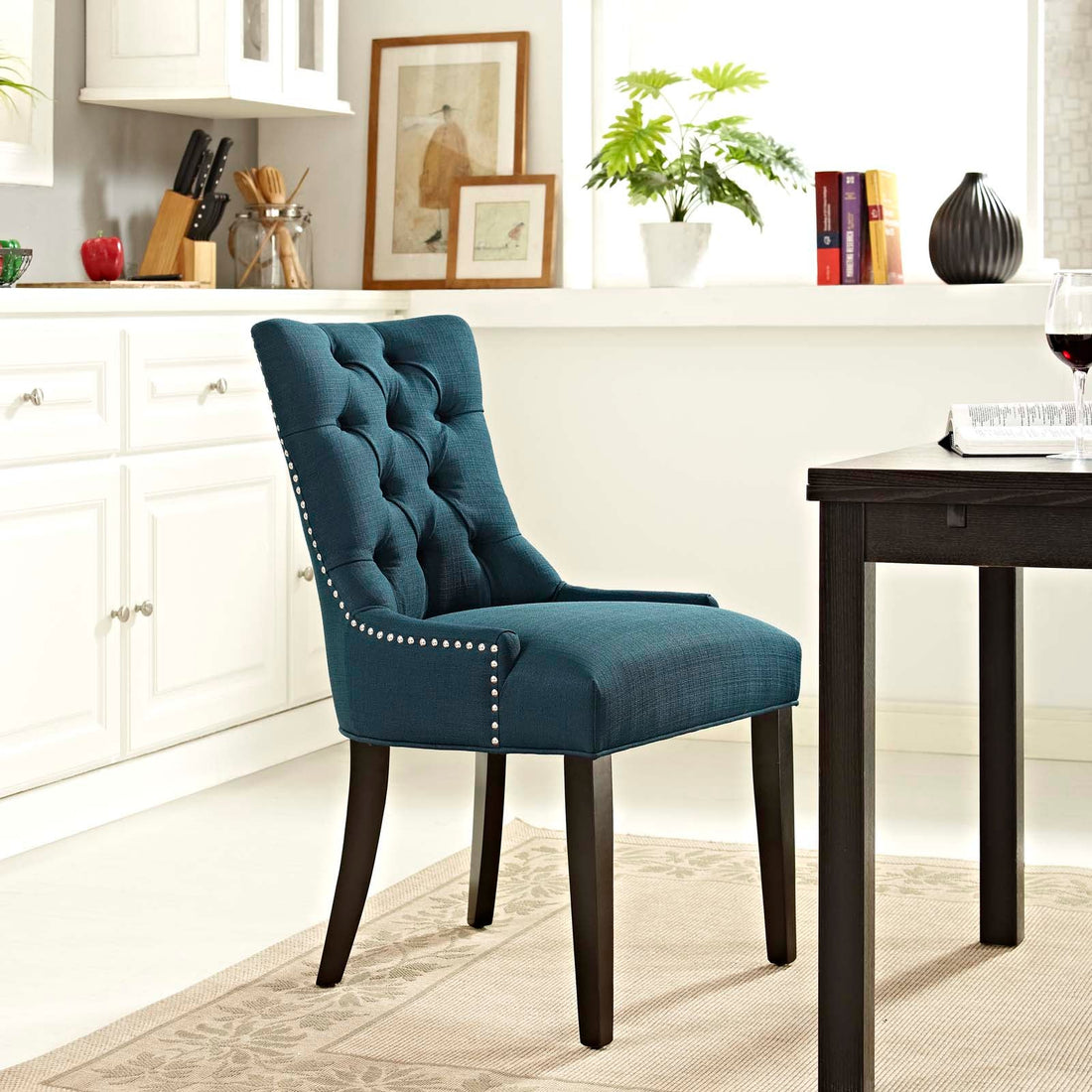 Regent Tufted Fabric Dining Chair by Modway