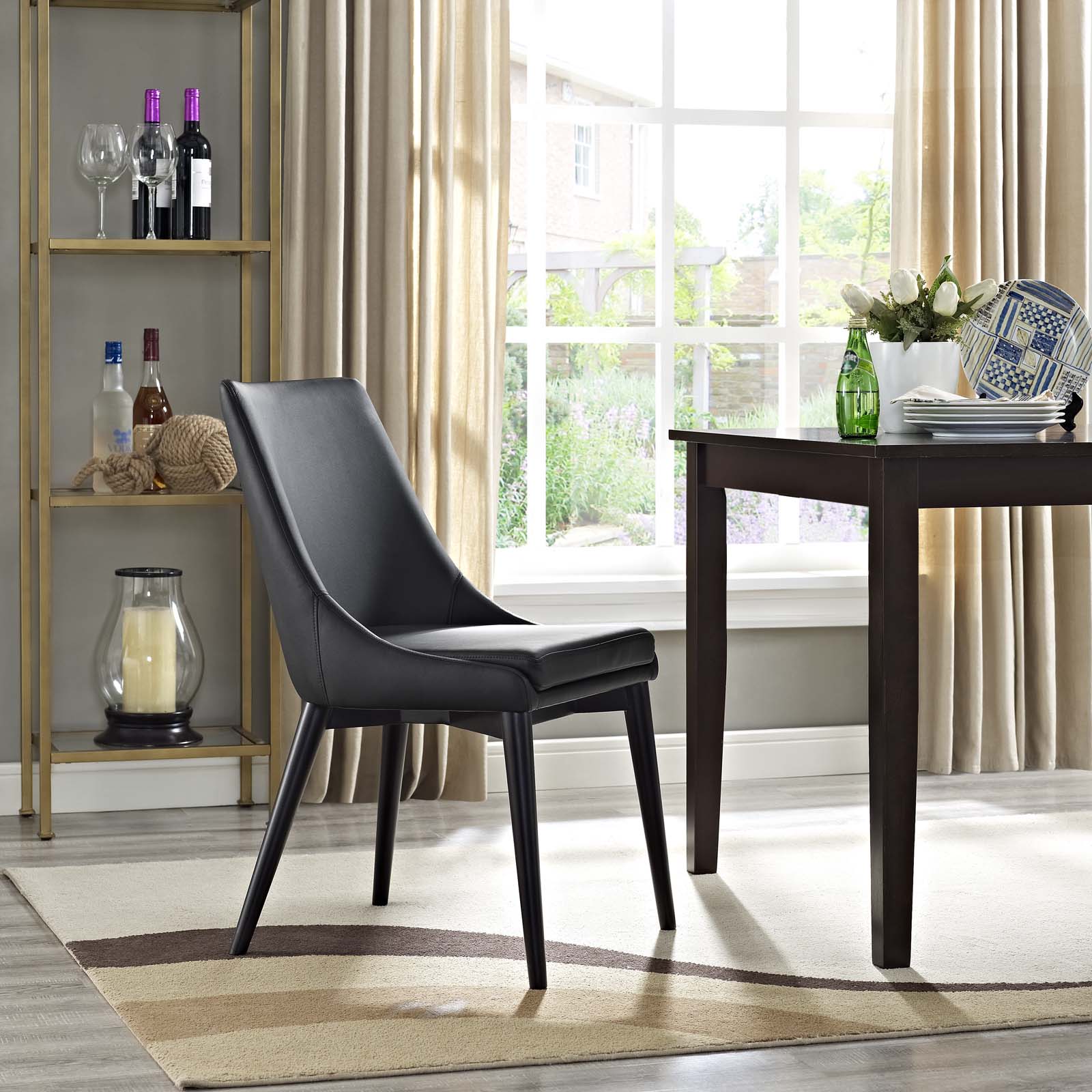 Viscount Vegan Leather Dining Chair by Modway