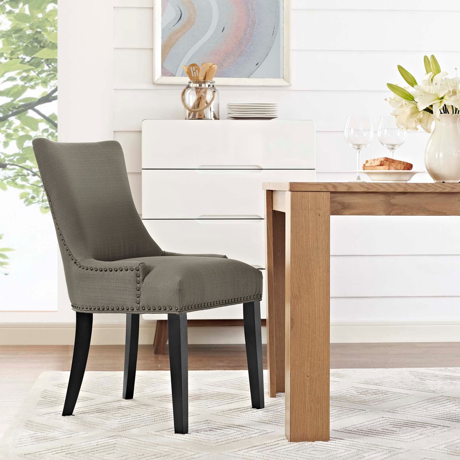 Marquis Fabric Dining Chair by Modway