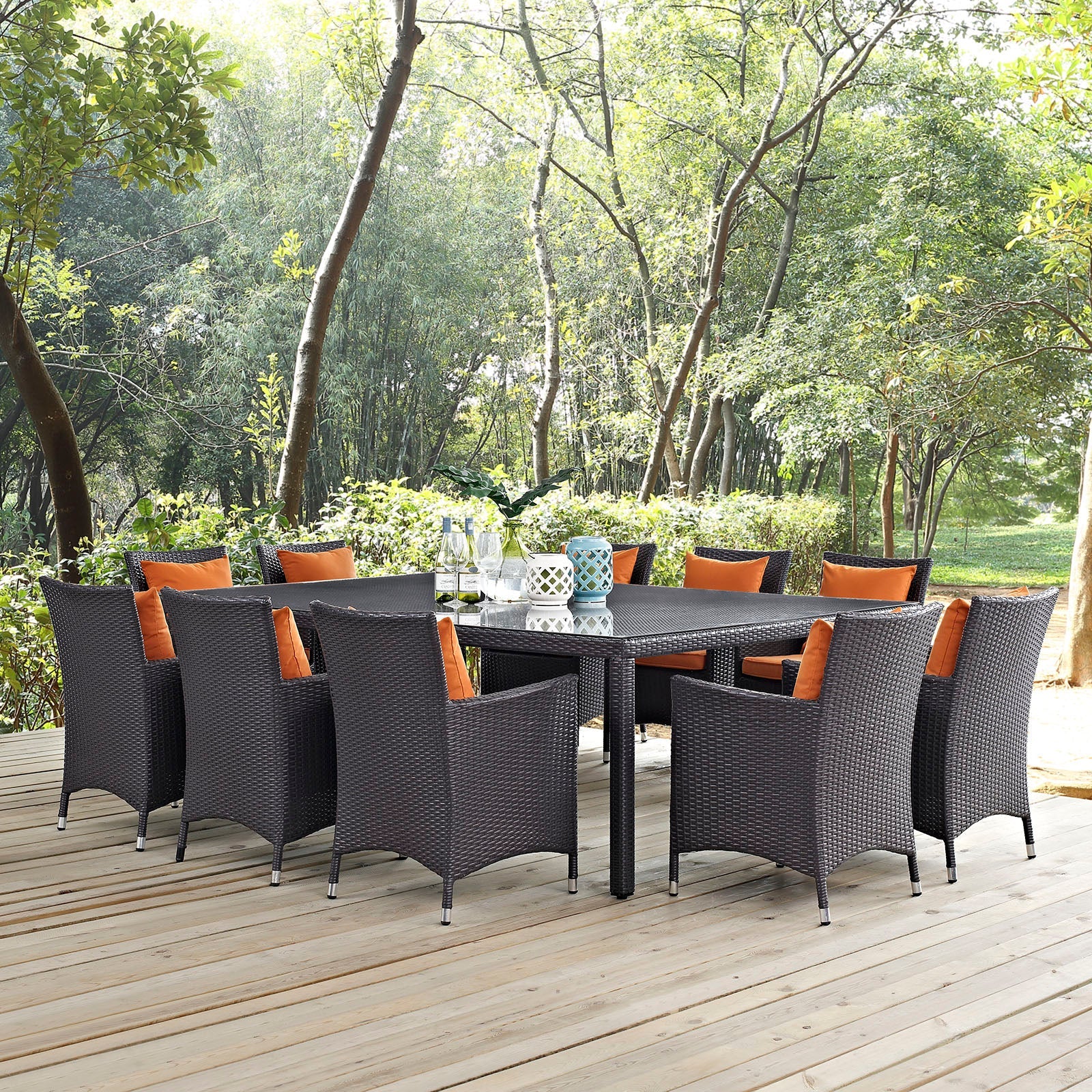 Convene 11 Piece Outdoor Patio Dining Set by Modway