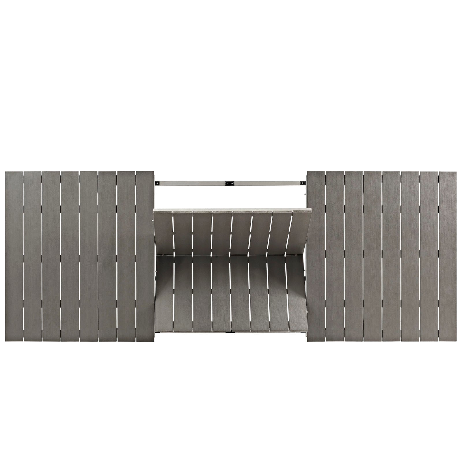 Shore Outdoor Patio Wood Dining Table by Modway