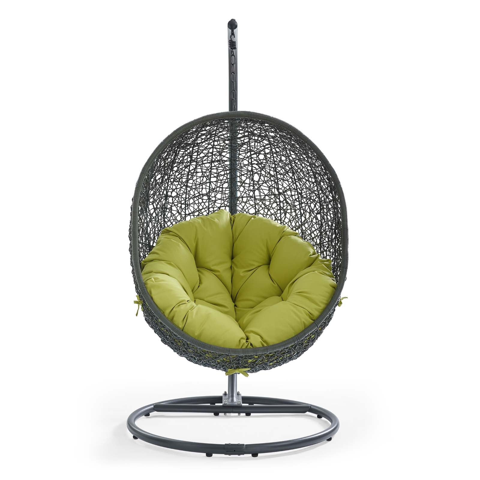 Hide Outdoor Patio Swing Chair With Stand by Modway