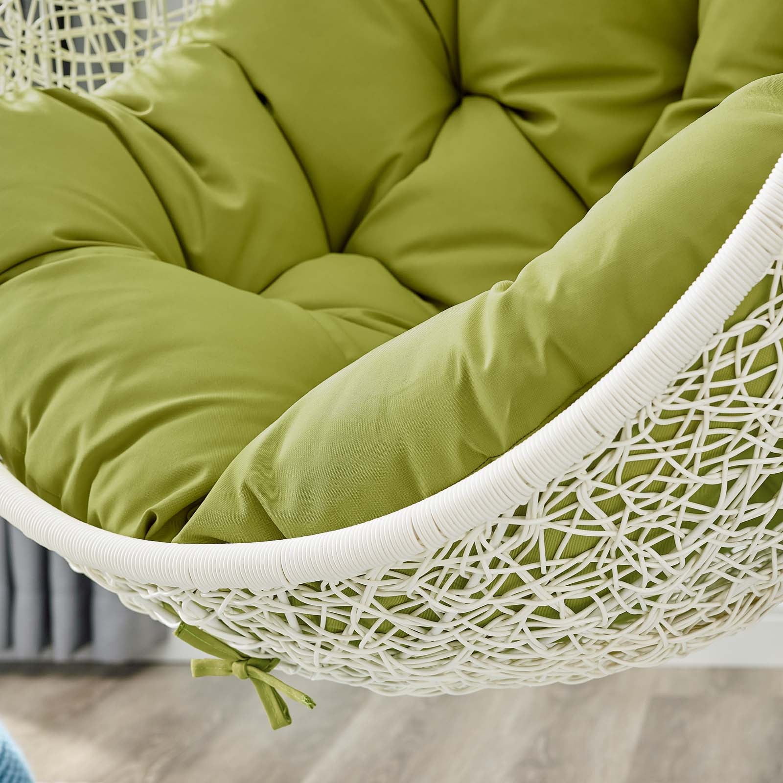Hide Outdoor Patio Swing Chair With Stand by Modway