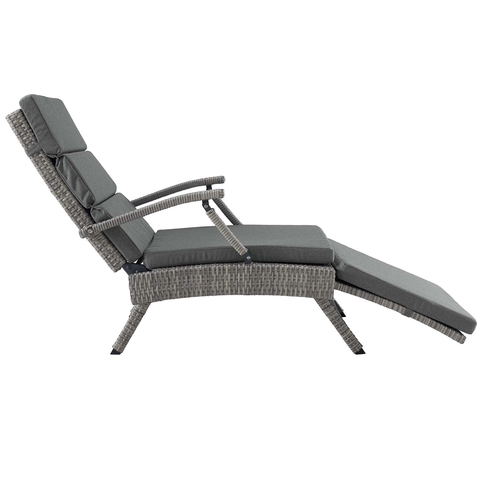 Envisage Chaise Outdoor Patio Wicker Rattan Lounge Chair by Modway