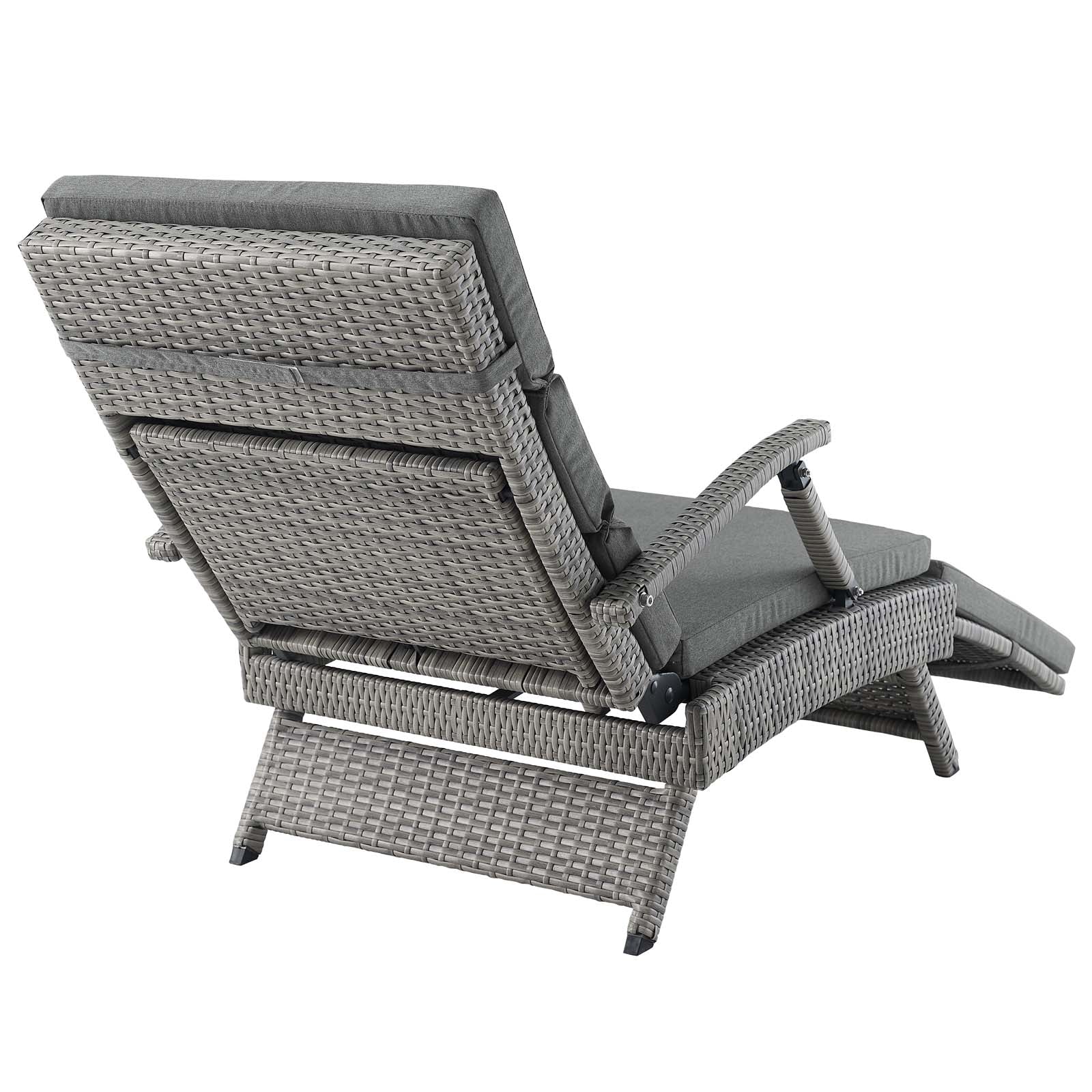 Envisage Chaise Outdoor Patio Wicker Rattan Lounge Chair by Modway