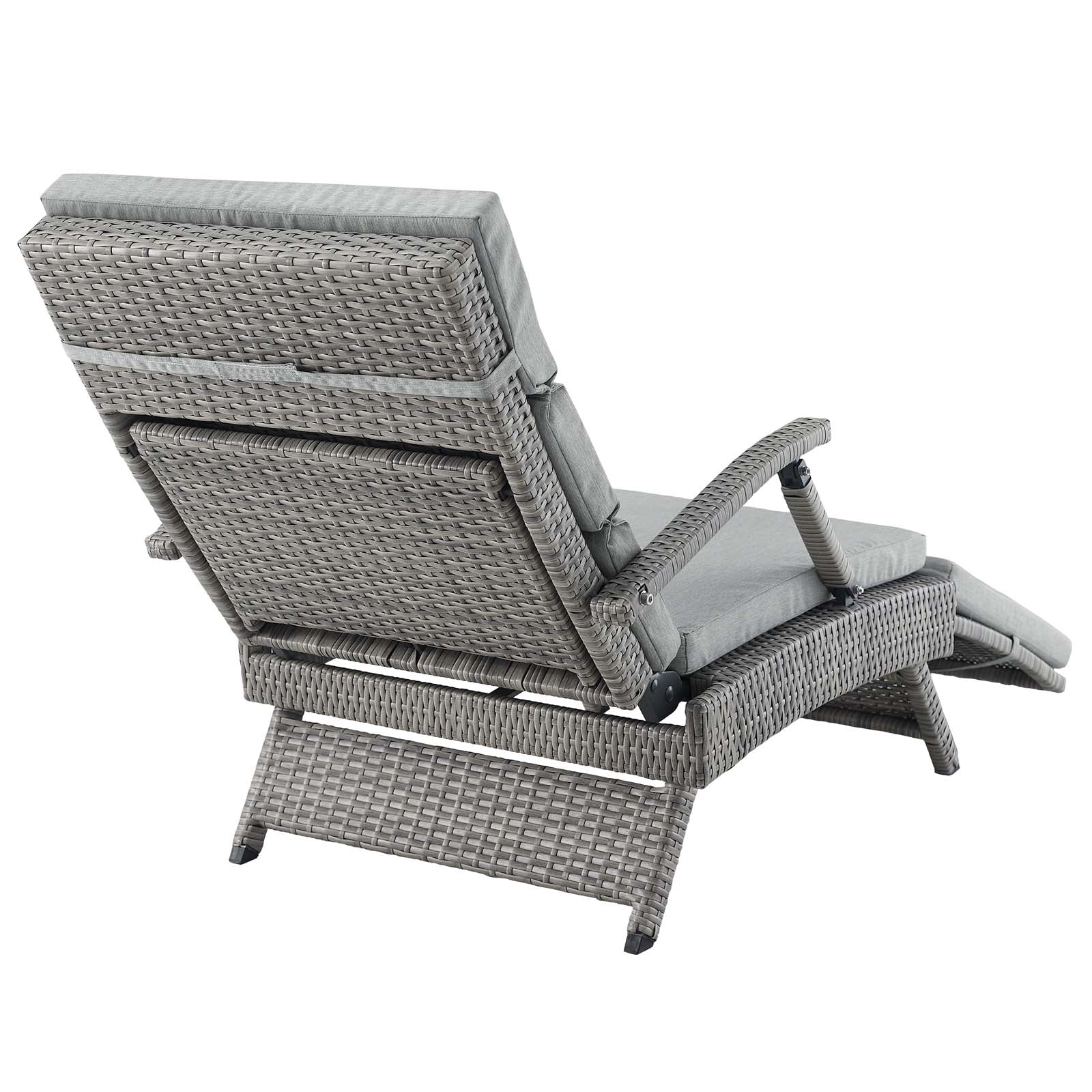 Envisage Chaise Outdoor Patio Wicker Rattan Lounge Chair by Modway