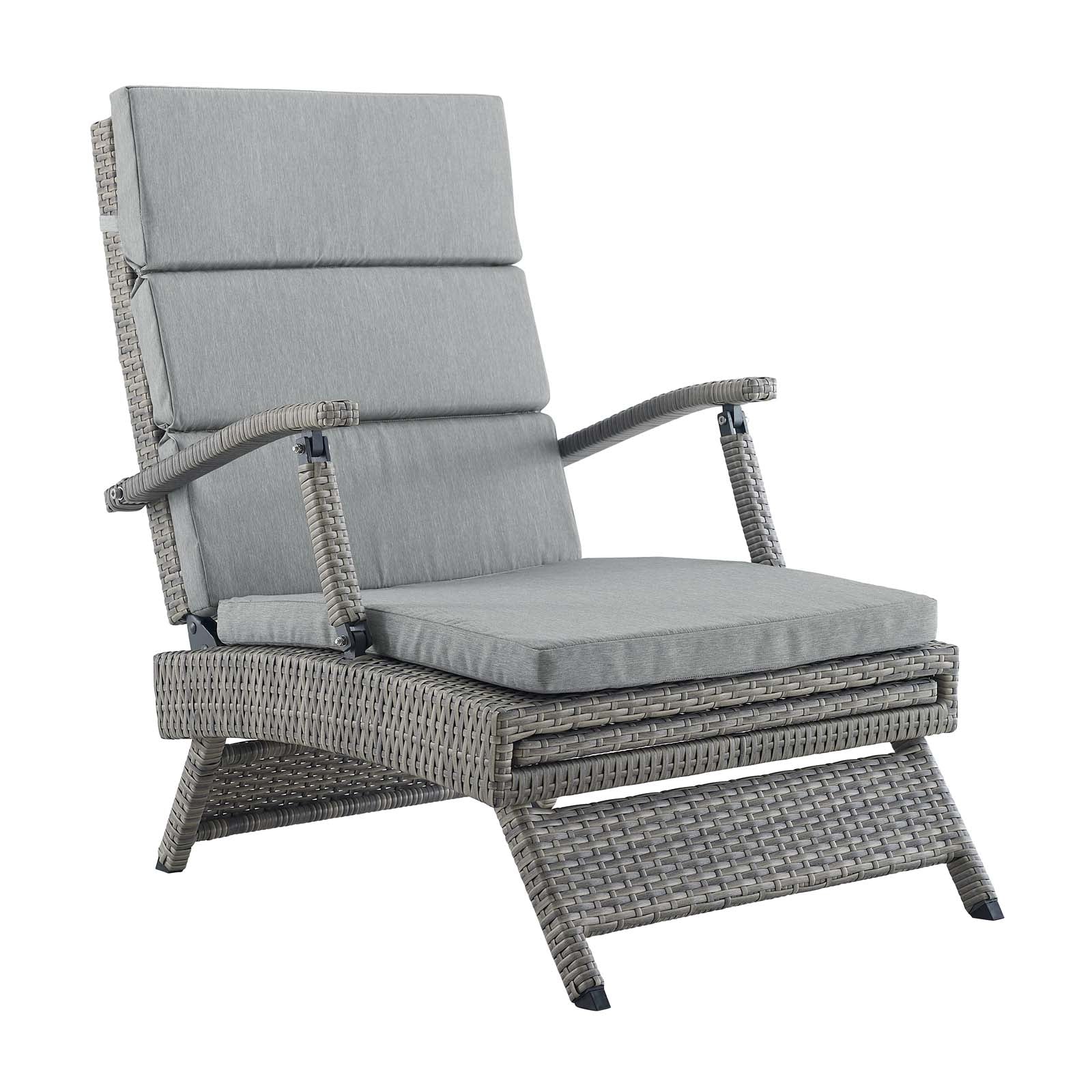 Envisage Chaise Outdoor Patio Wicker Rattan Lounge Chair by Modway