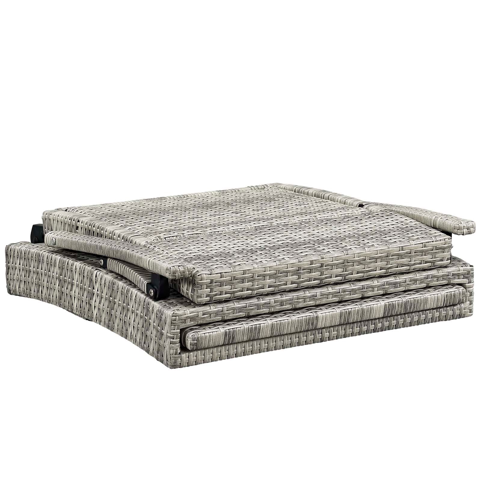 Envisage Chaise Outdoor Patio Wicker Rattan Lounge Chair by Modway