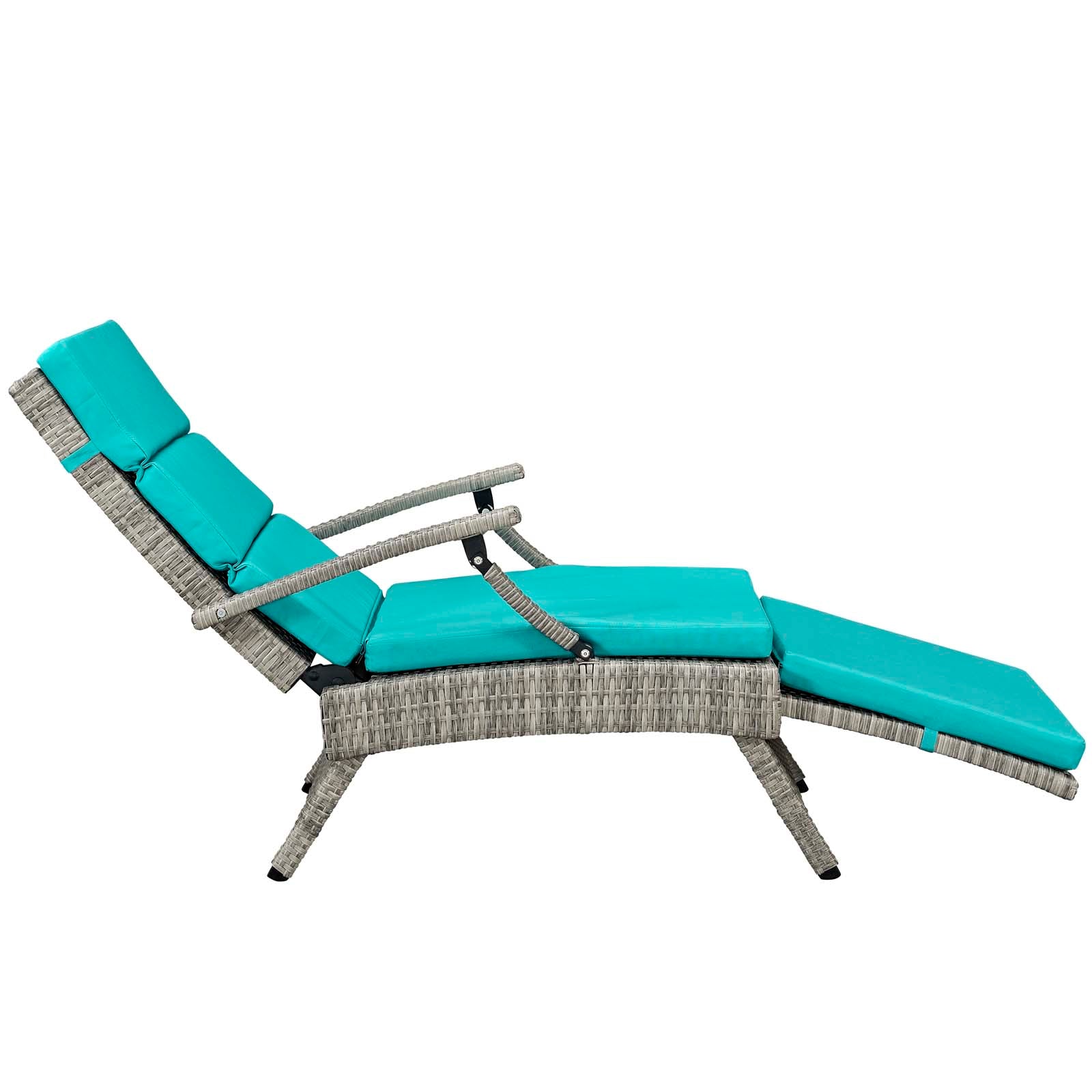 Envisage Chaise Outdoor Patio Wicker Rattan Lounge Chair by Modway