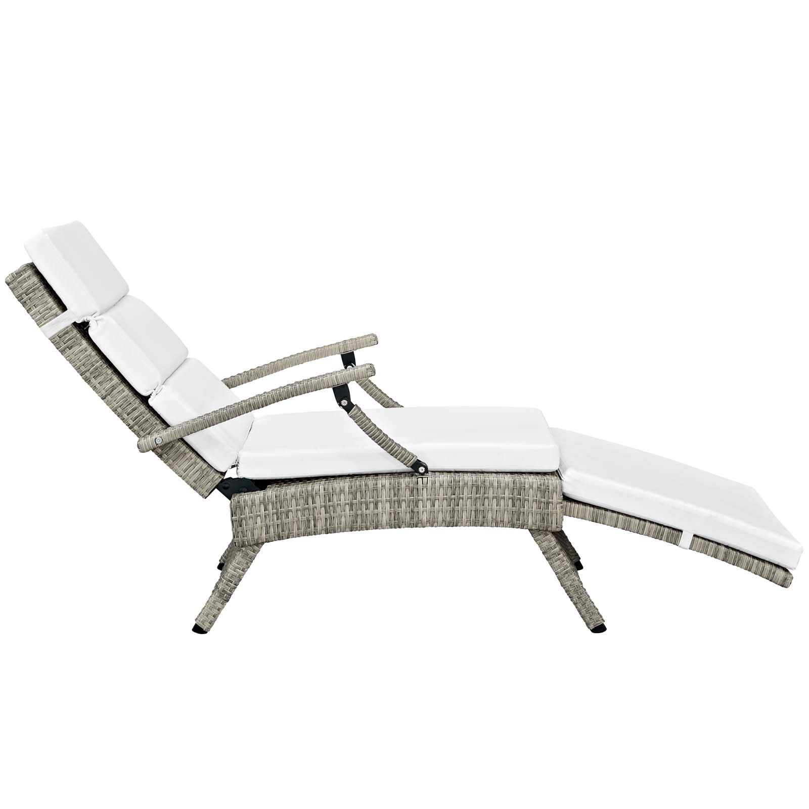 Envisage Chaise Outdoor Patio Wicker Rattan Lounge Chair by Modway