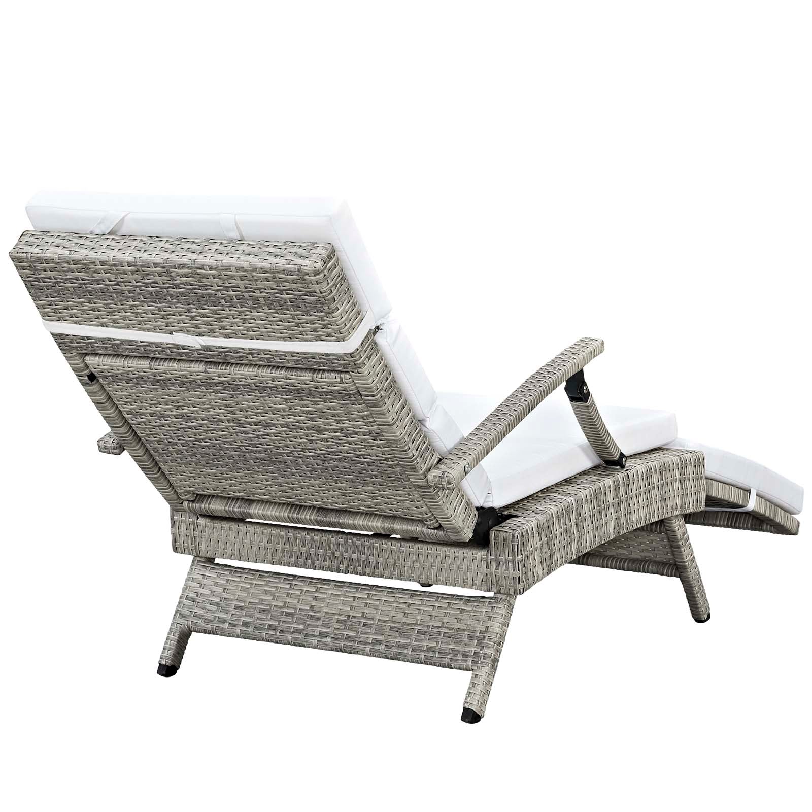 Envisage Chaise Outdoor Patio Wicker Rattan Lounge Chair by Modway