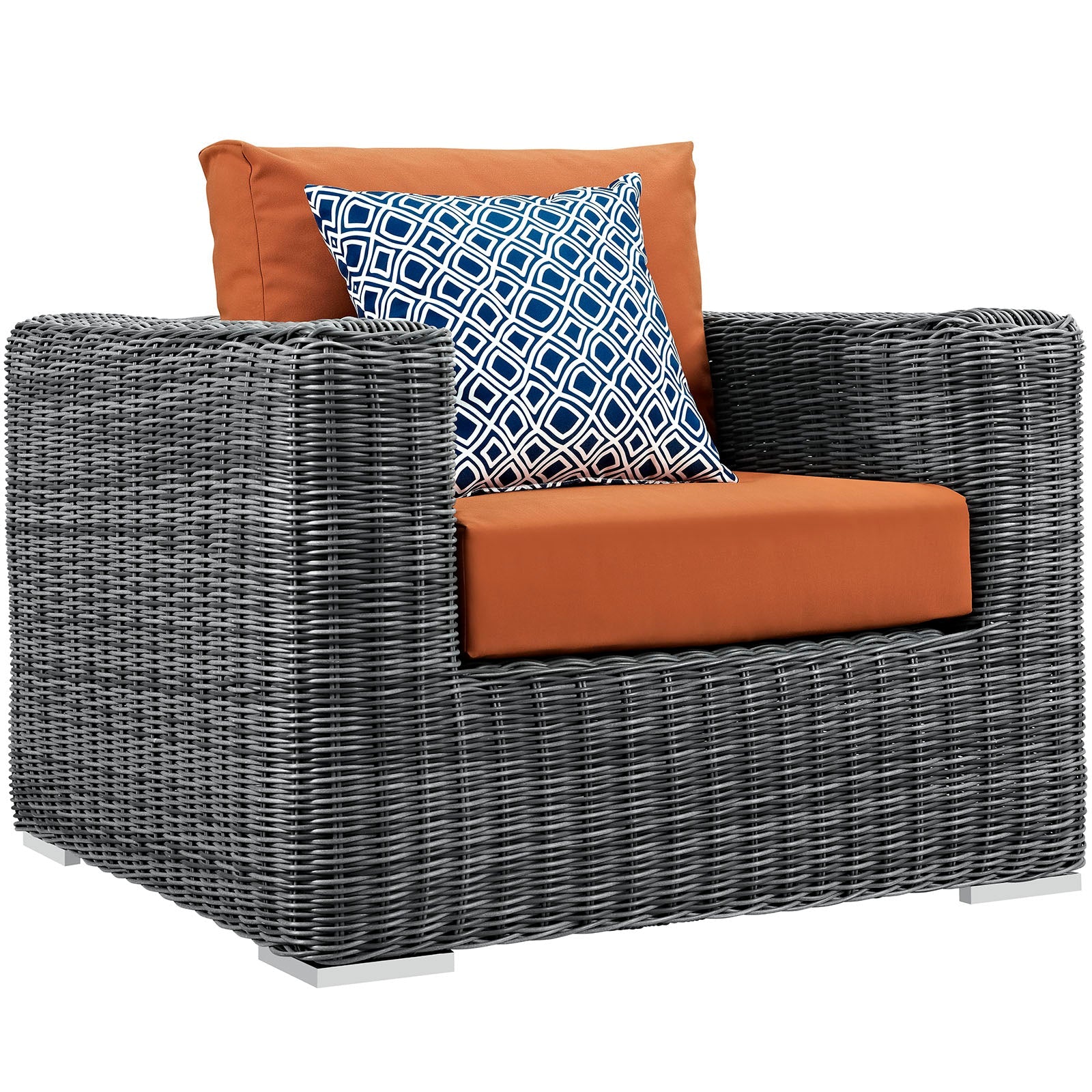 Summon 7 Piece Outdoor Patio Sunbrella® Sectional Set by Modway