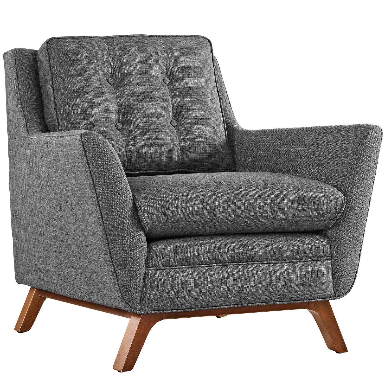 Beguile Living Room Set Upholstered Fabric Set of 3 by Modway