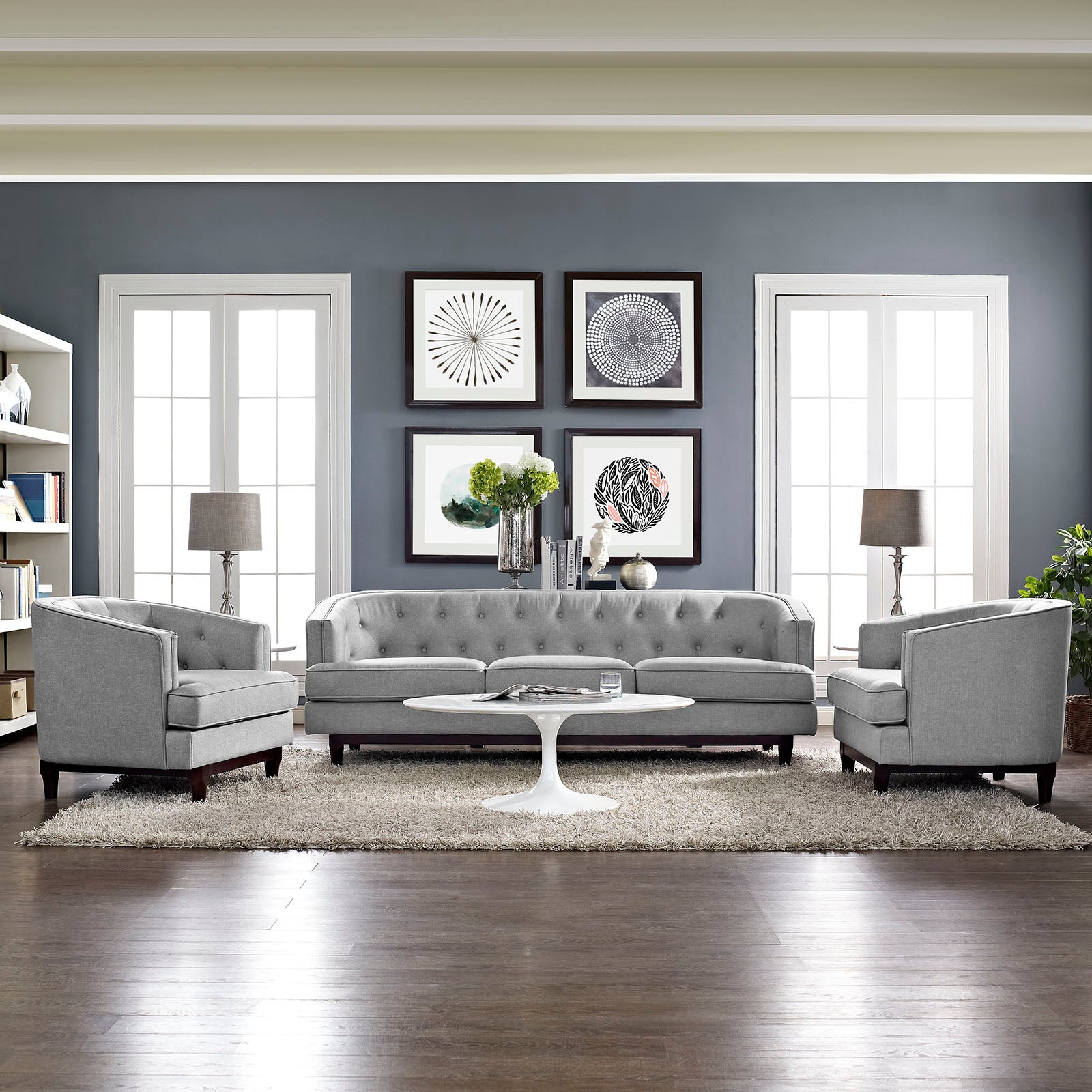 Coast Living Room Set Set of 3 by Modway