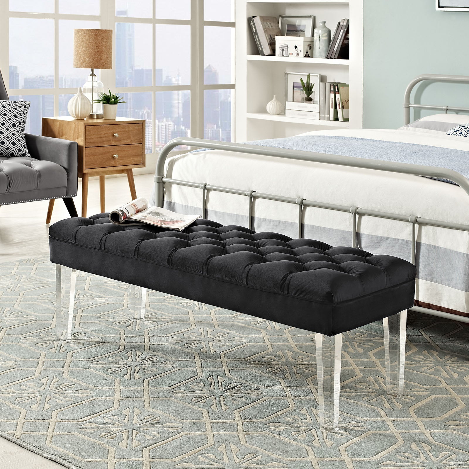 Valet Performance Velvet Bench by Modway