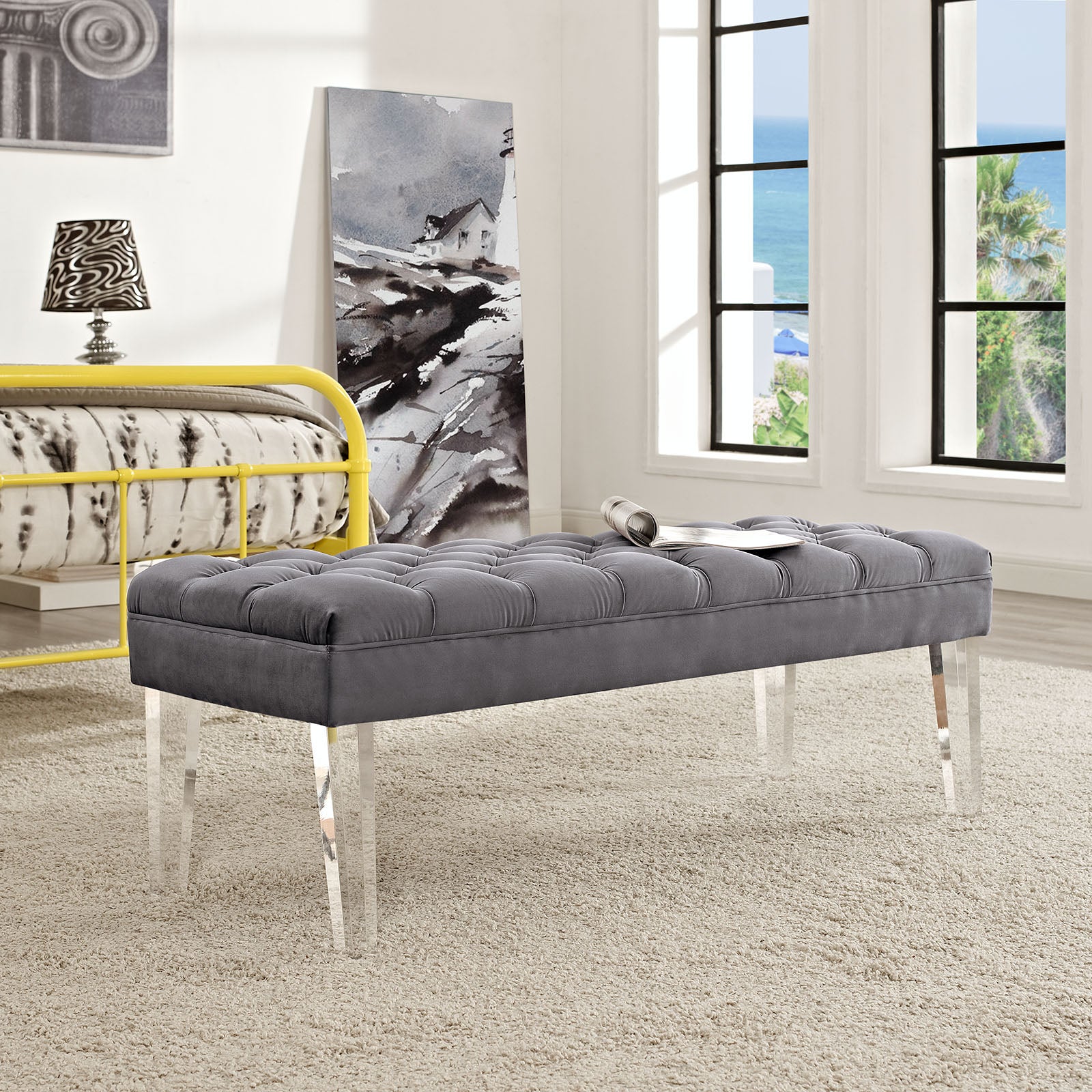 Valet Performance Velvet Bench by Modway