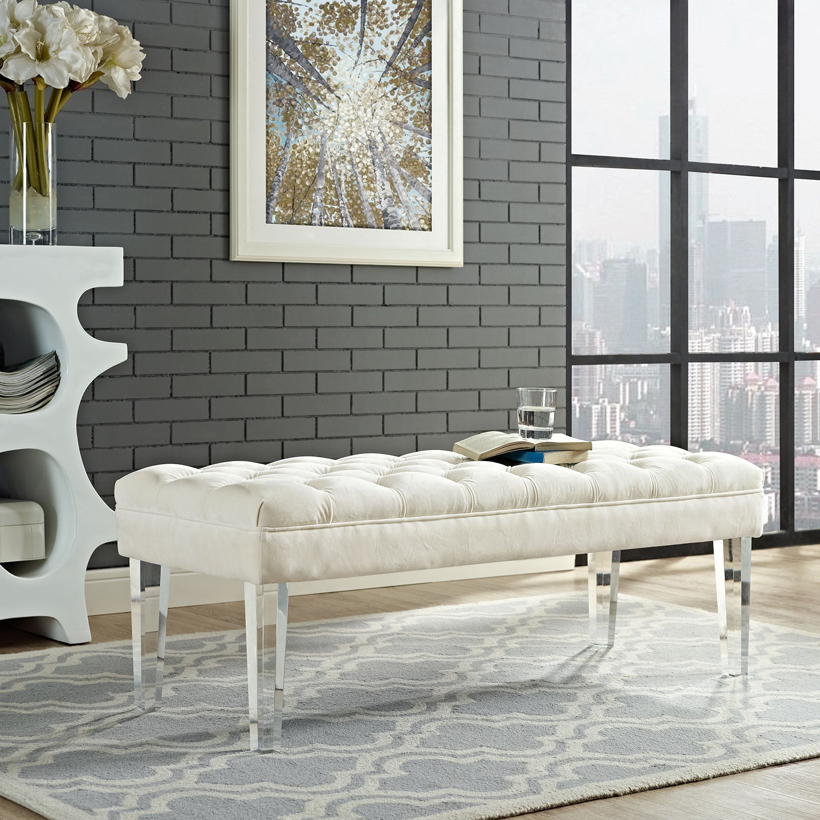 Valet Performance Velvet Bench by Modway
