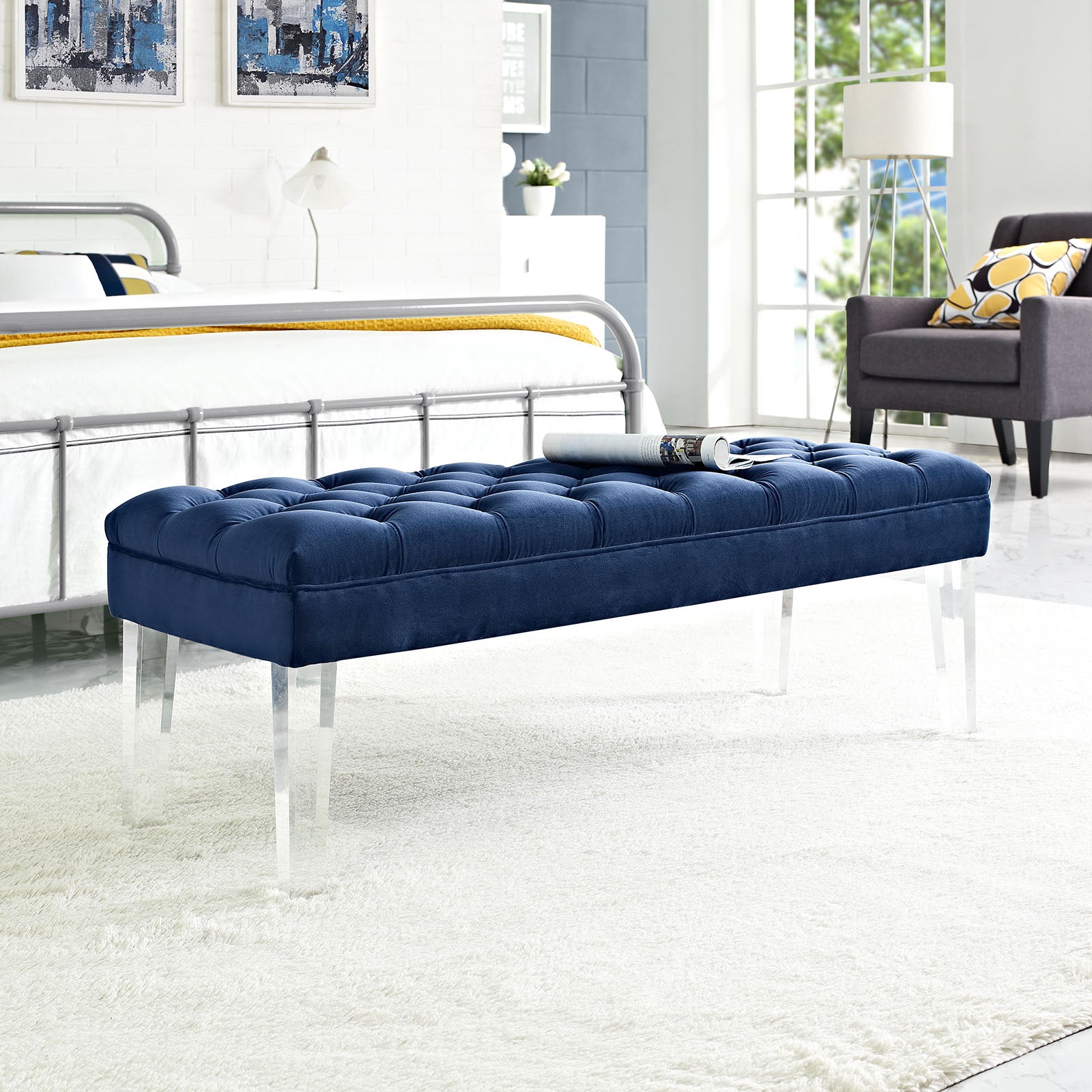 Valet Performance Velvet Bench by Modway
