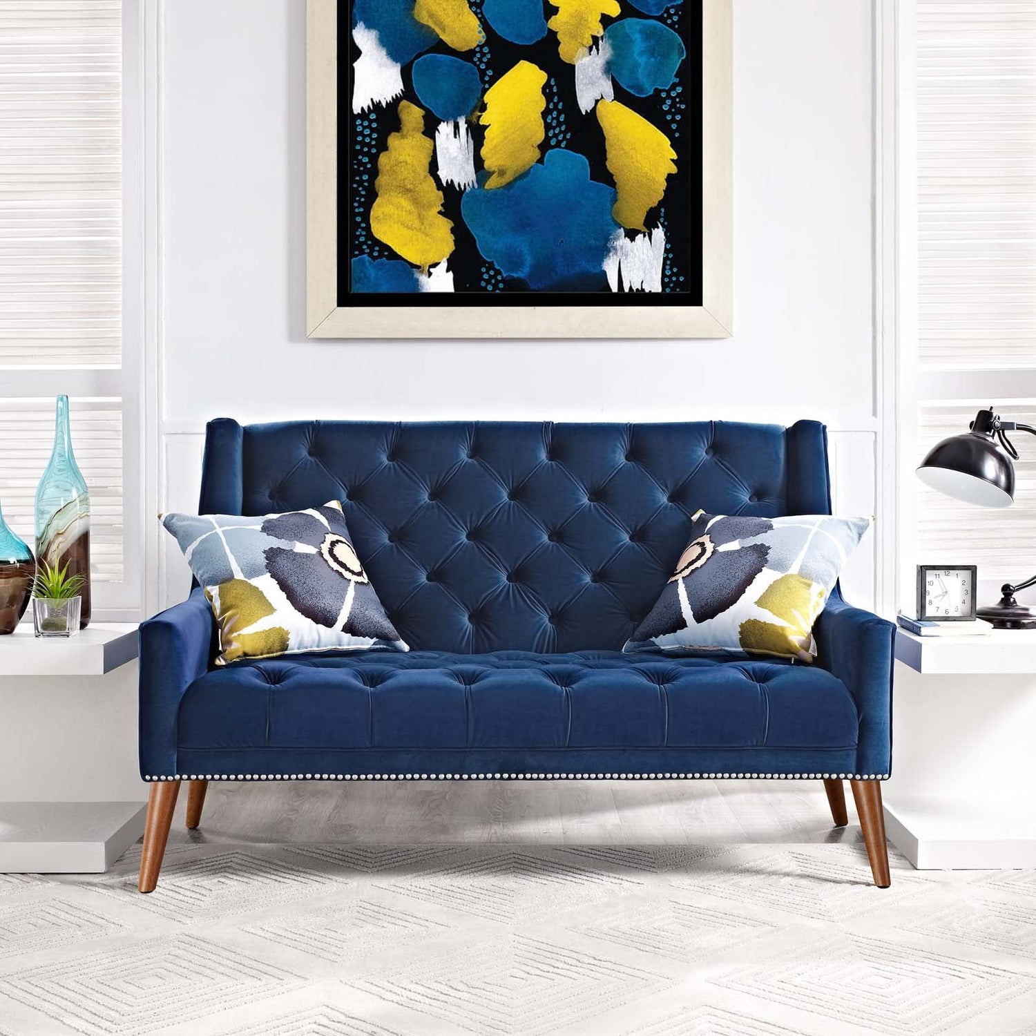 Peruse Performance Velvet Loveseat by Modway