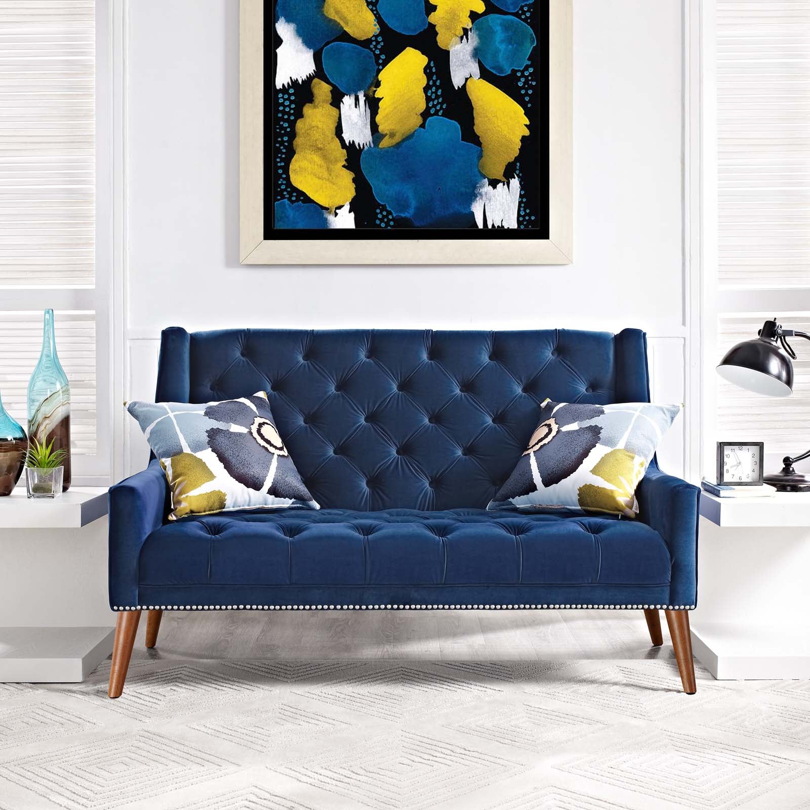 Peruse Performance Velvet Loveseat by Modway