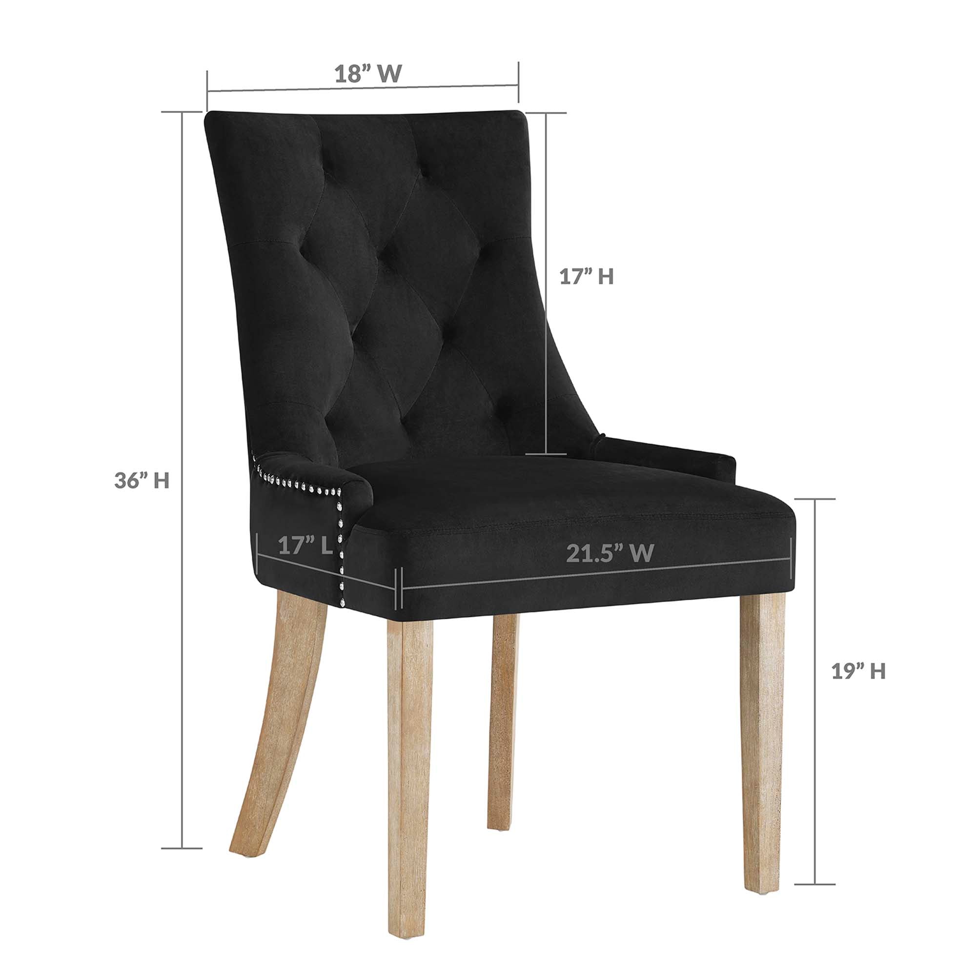 Pose Performance Velvet Dining Chair by Modway