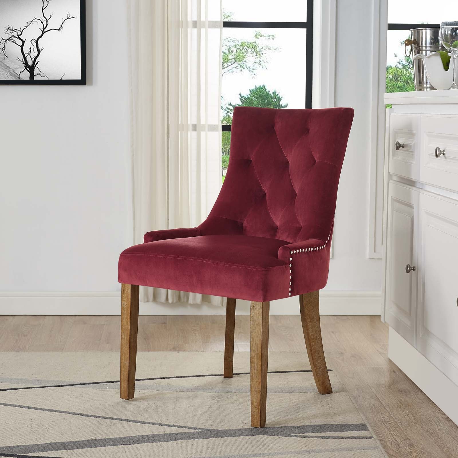 Pose Performance Velvet Dining Chair by Modway