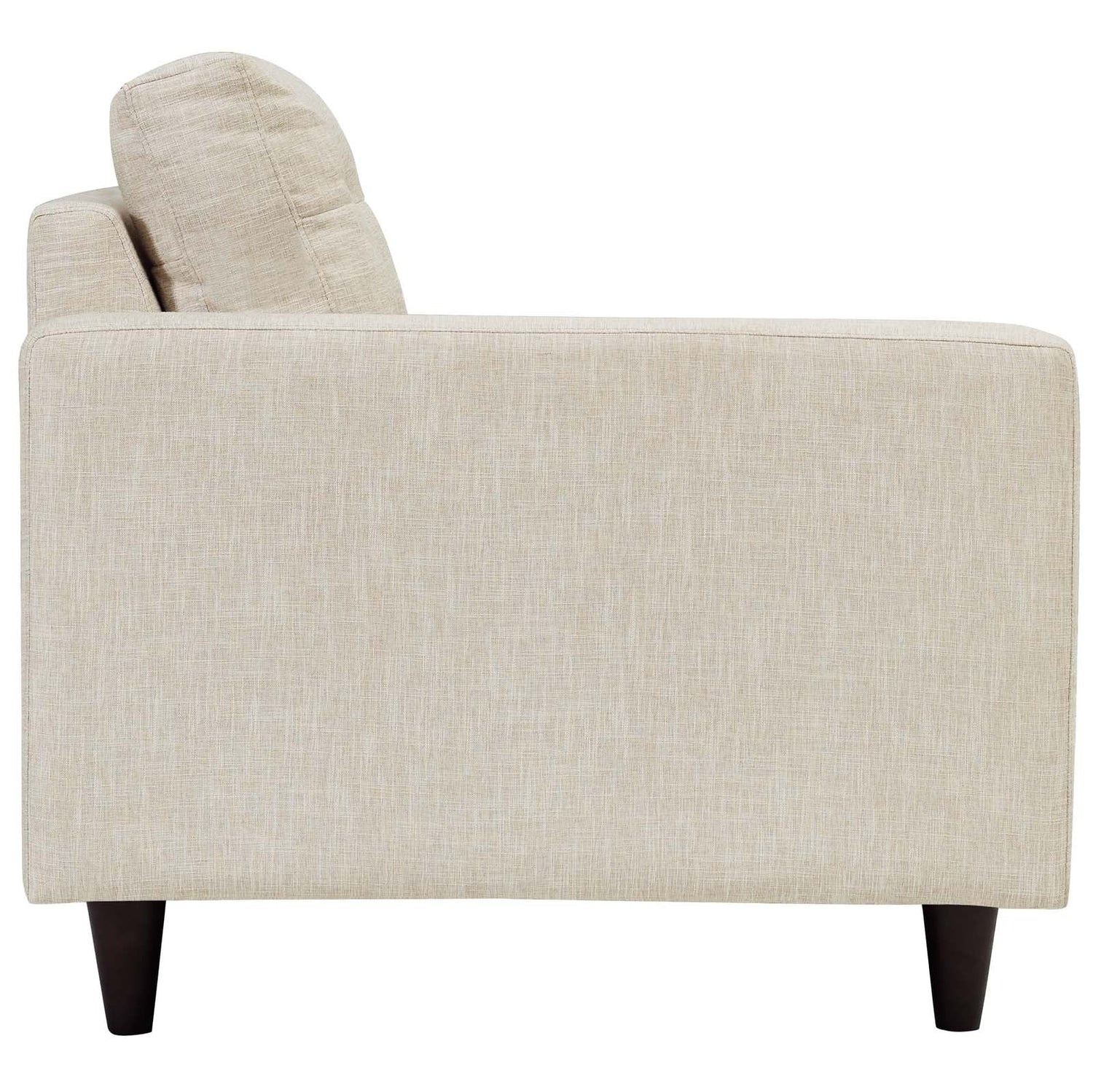 Empress Left-Facing Upholstered Fabric Loveseat by Modway