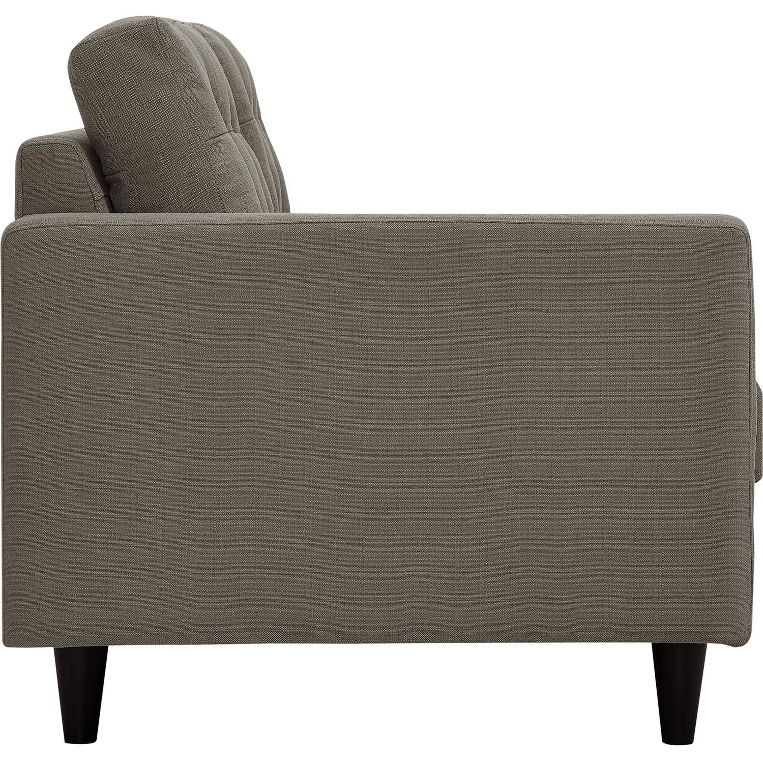 Empress Left-Facing Upholstered Fabric Loveseat by Modway