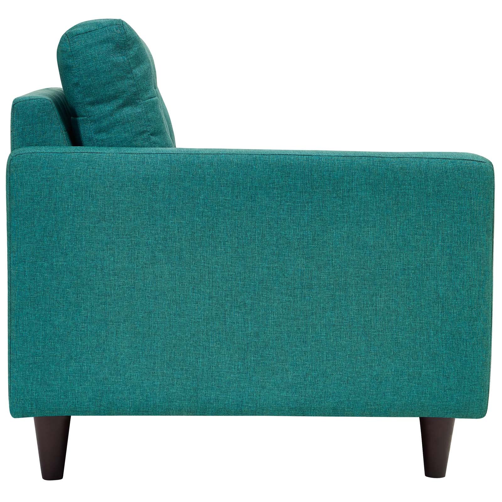 Empress Left-Facing Upholstered Fabric Loveseat by Modway