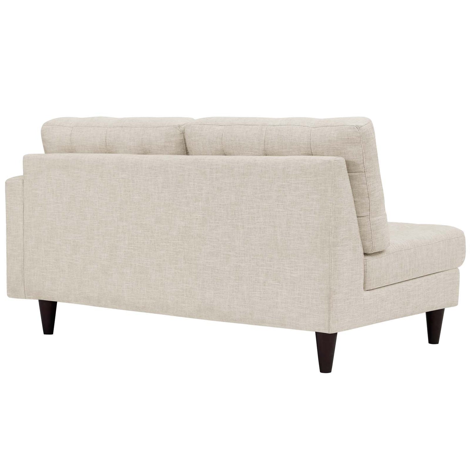 Empress Right-Facing Upholstered Fabric Loveseat by Modway