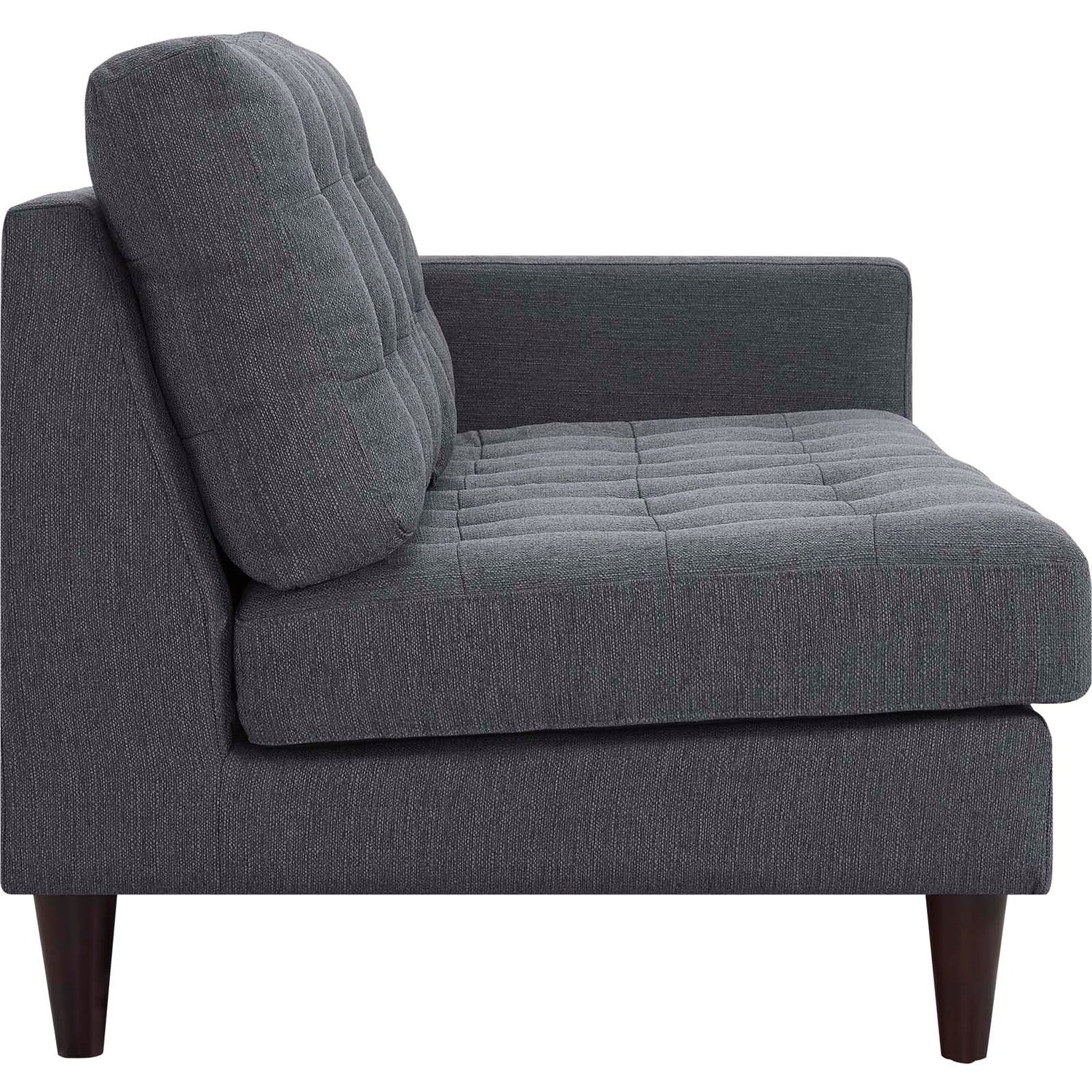 Empress Right-Facing Upholstered Fabric Loveseat by Modway