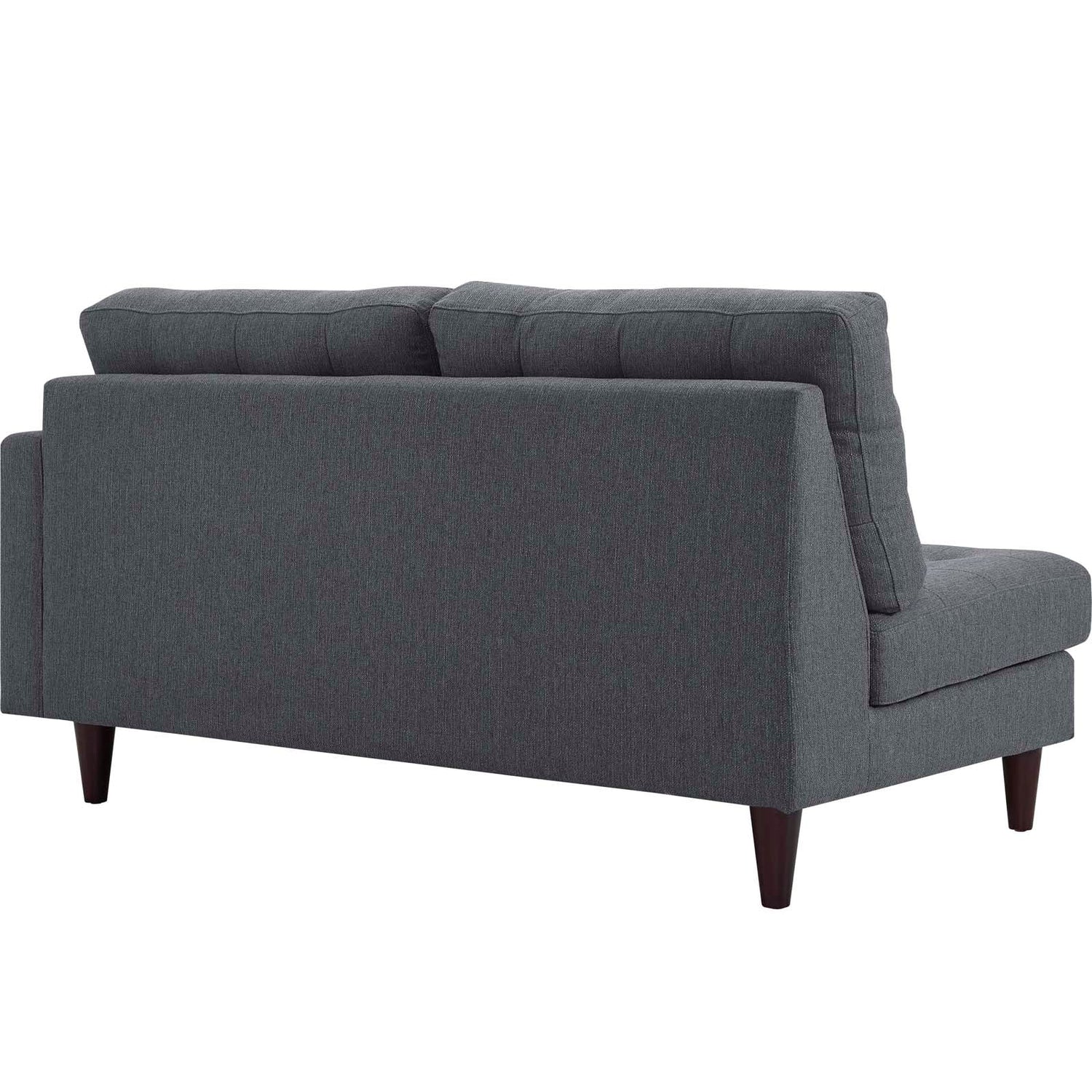 Empress Right-Facing Upholstered Fabric Loveseat by Modway
