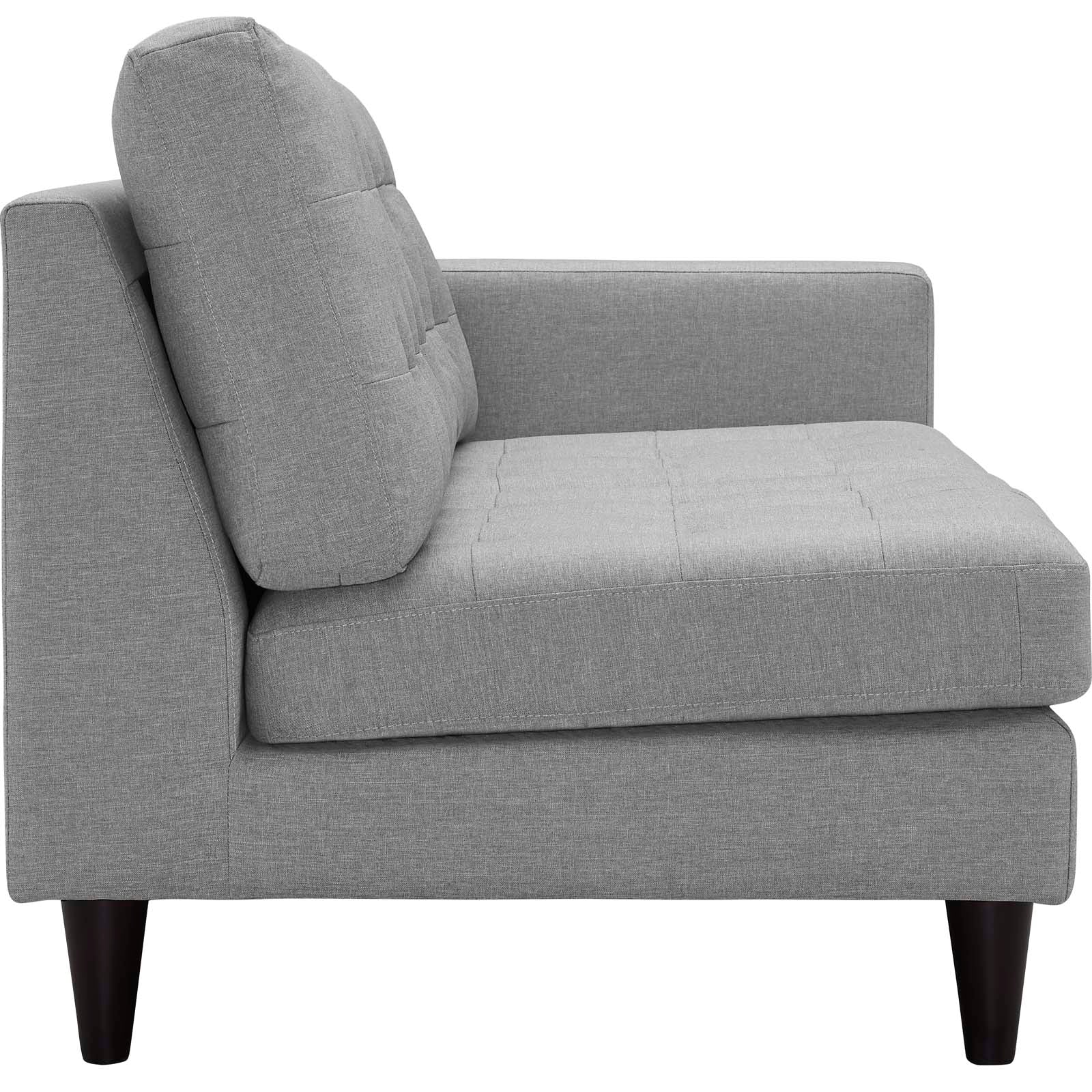 Empress Right-Facing Upholstered Fabric Loveseat by Modway
