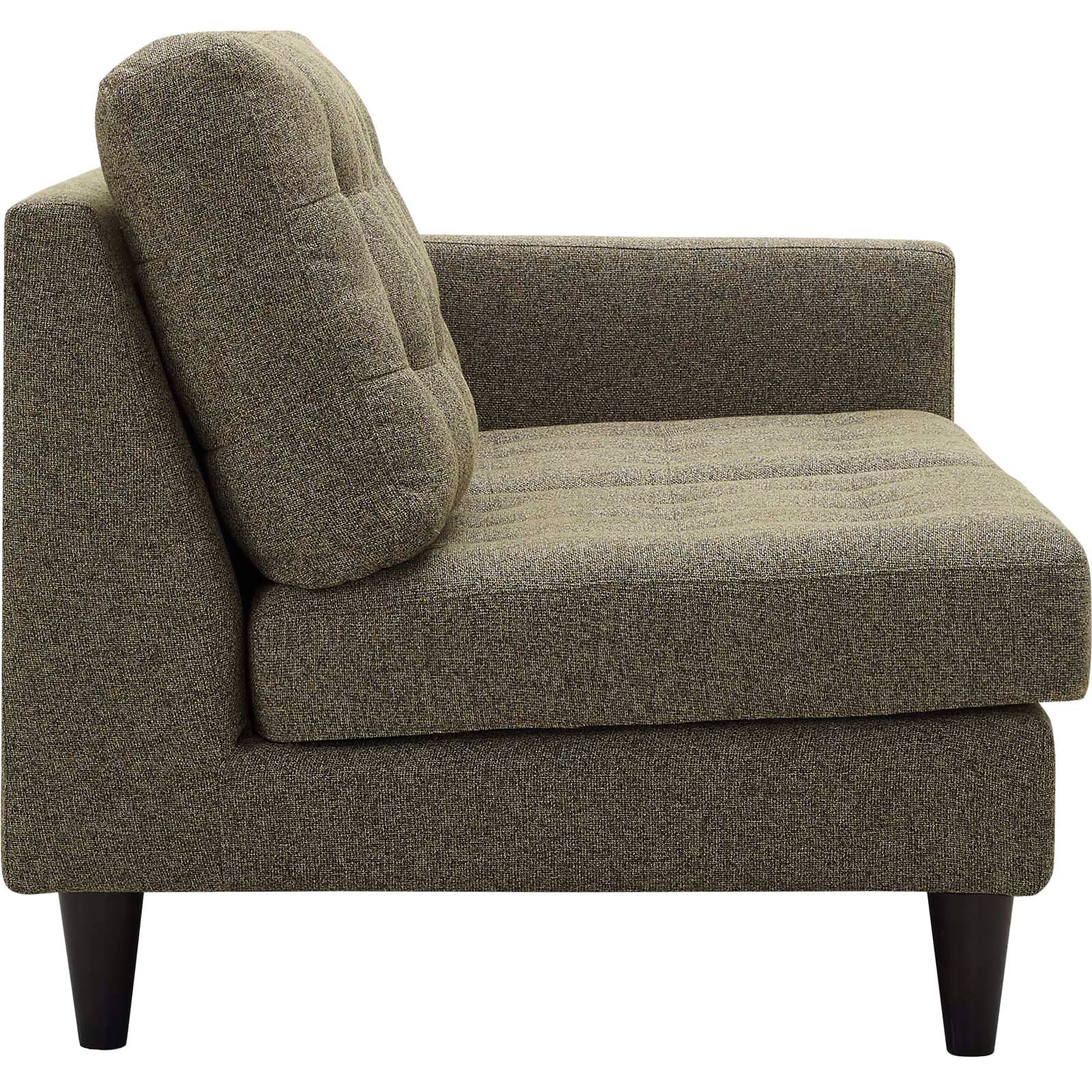Empress Right-Facing Upholstered Fabric Loveseat by Modway