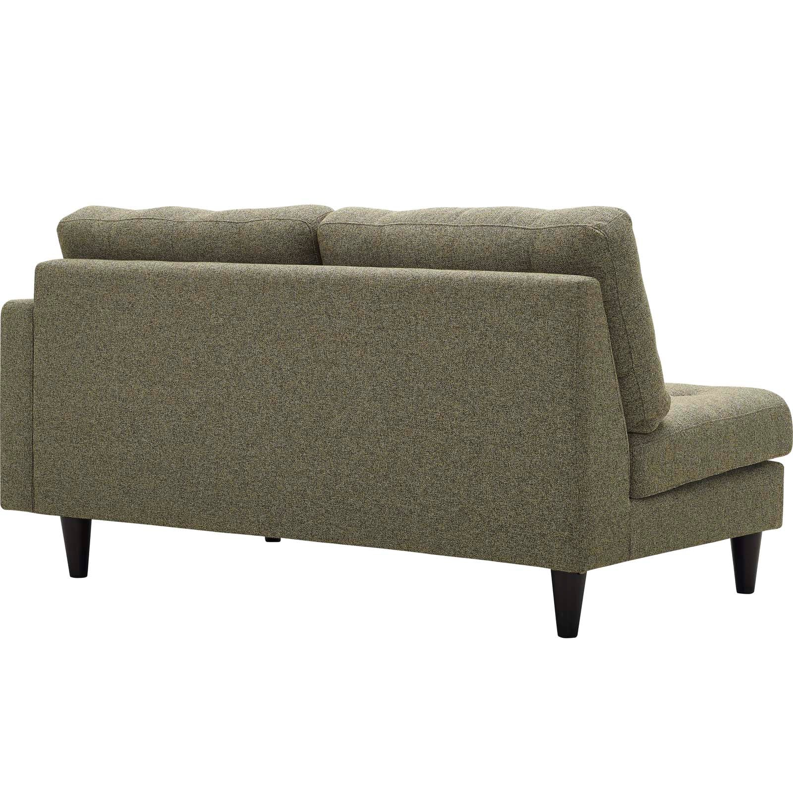 Empress Right-Facing Upholstered Fabric Loveseat by Modway
