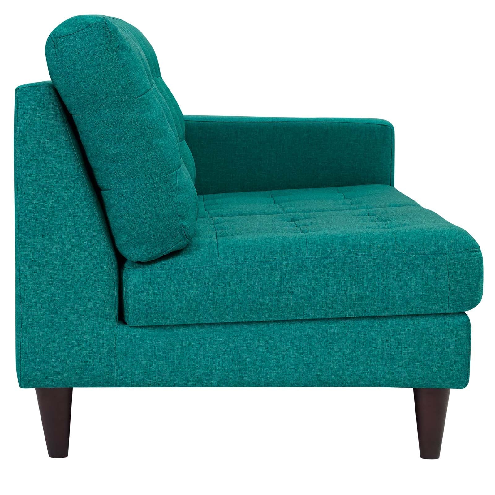 Empress Right-Facing Upholstered Fabric Loveseat by Modway
