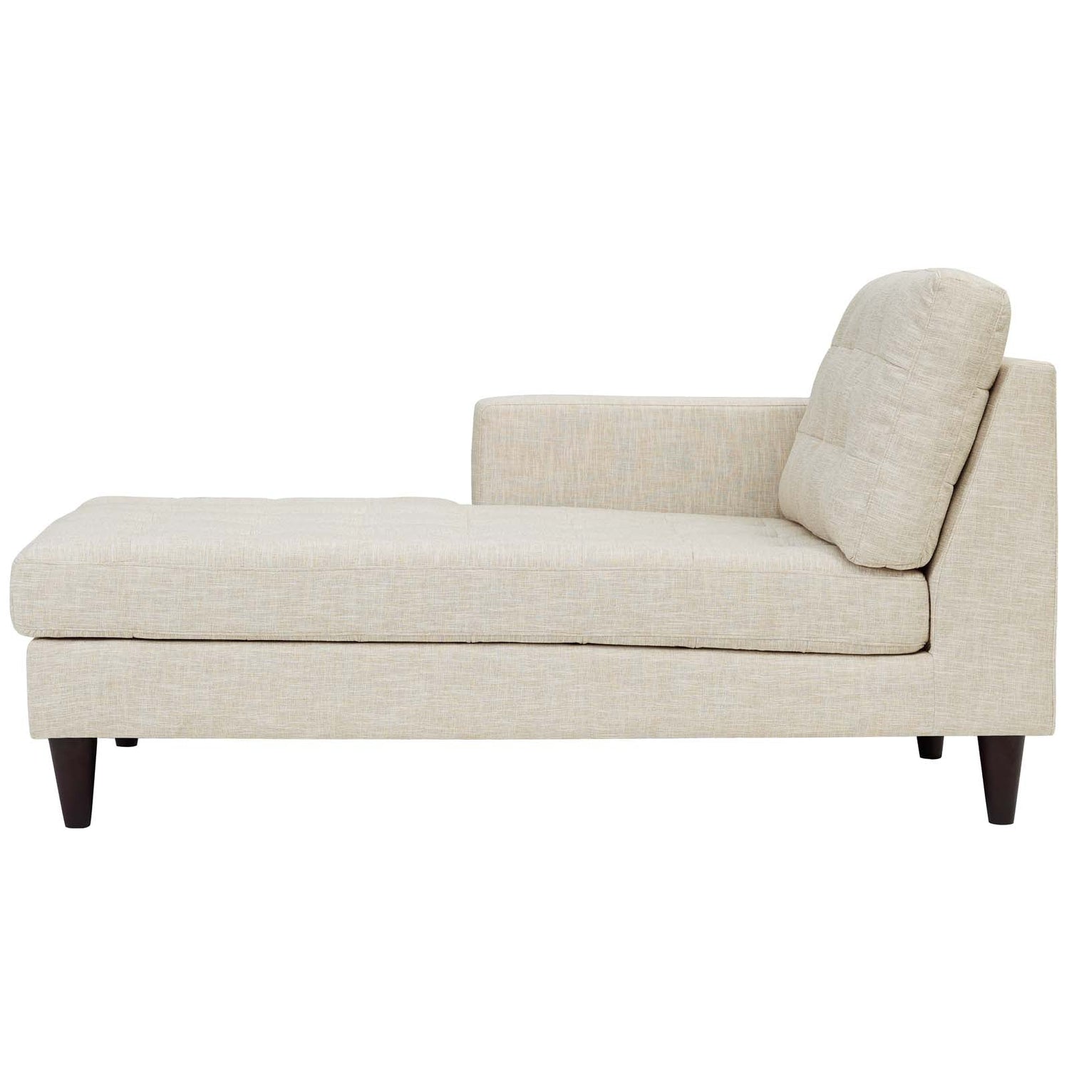 Empress Left-Arm Upholstered Fabric Chaise by Modway