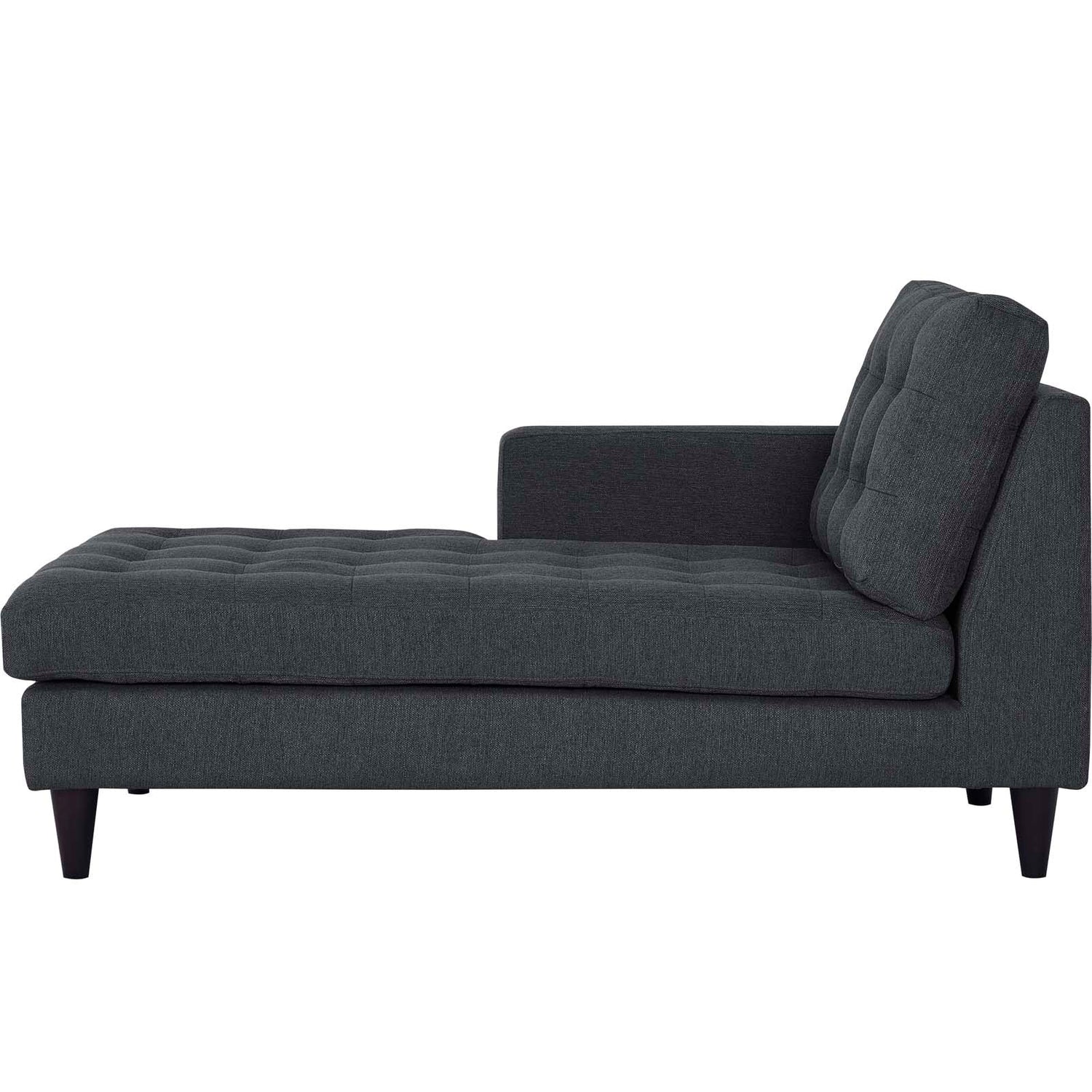 Empress Left-Arm Upholstered Fabric Chaise by Modway