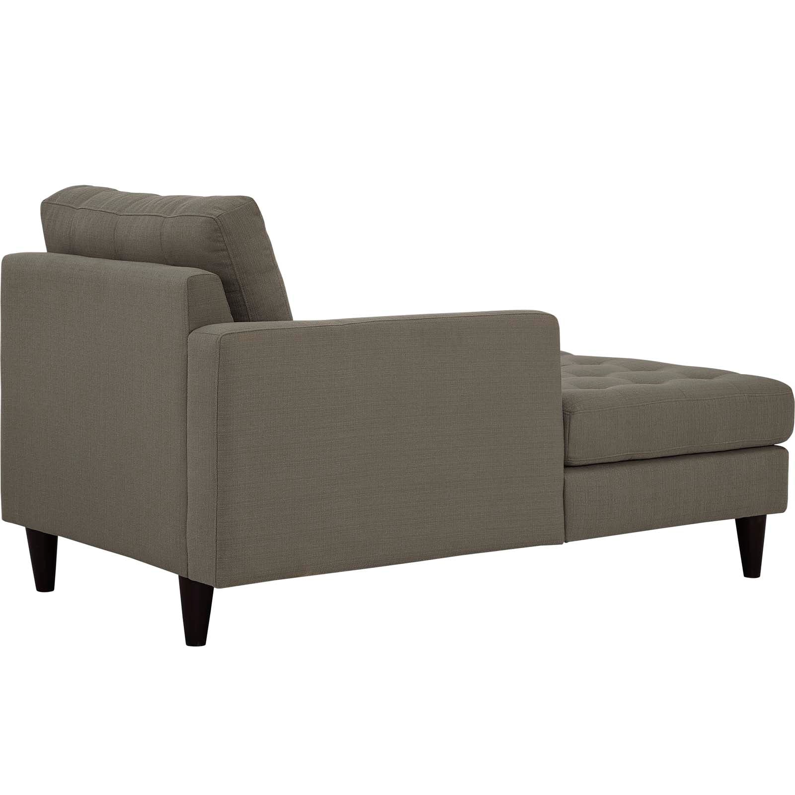Empress Left-Arm Upholstered Fabric Chaise by Modway