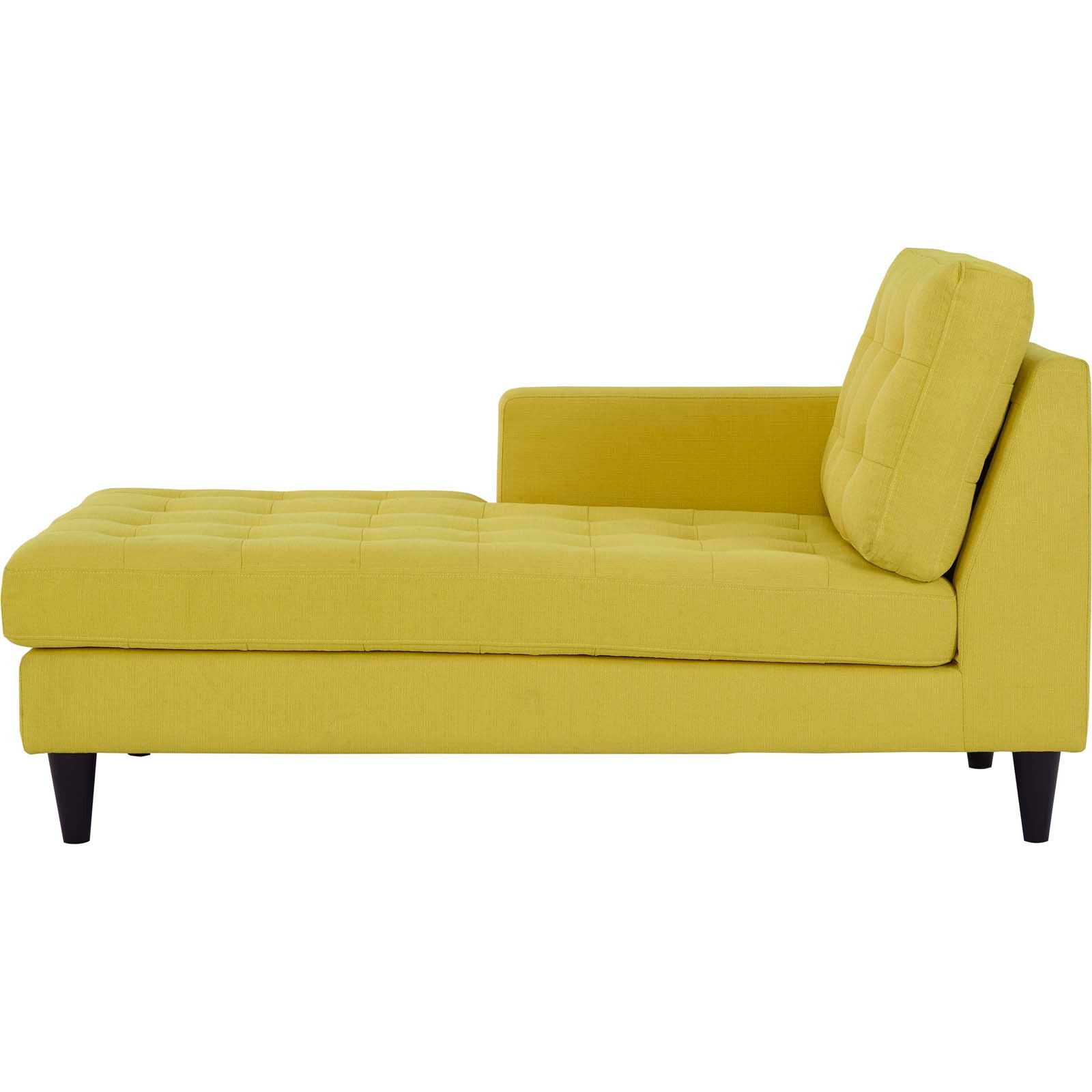 Empress Left-Arm Upholstered Fabric Chaise by Modway