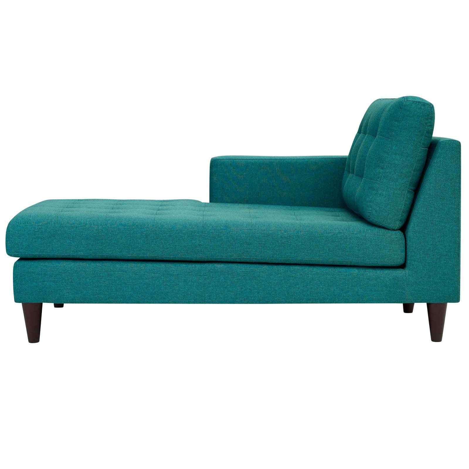 Empress Left-Arm Upholstered Fabric Chaise by Modway