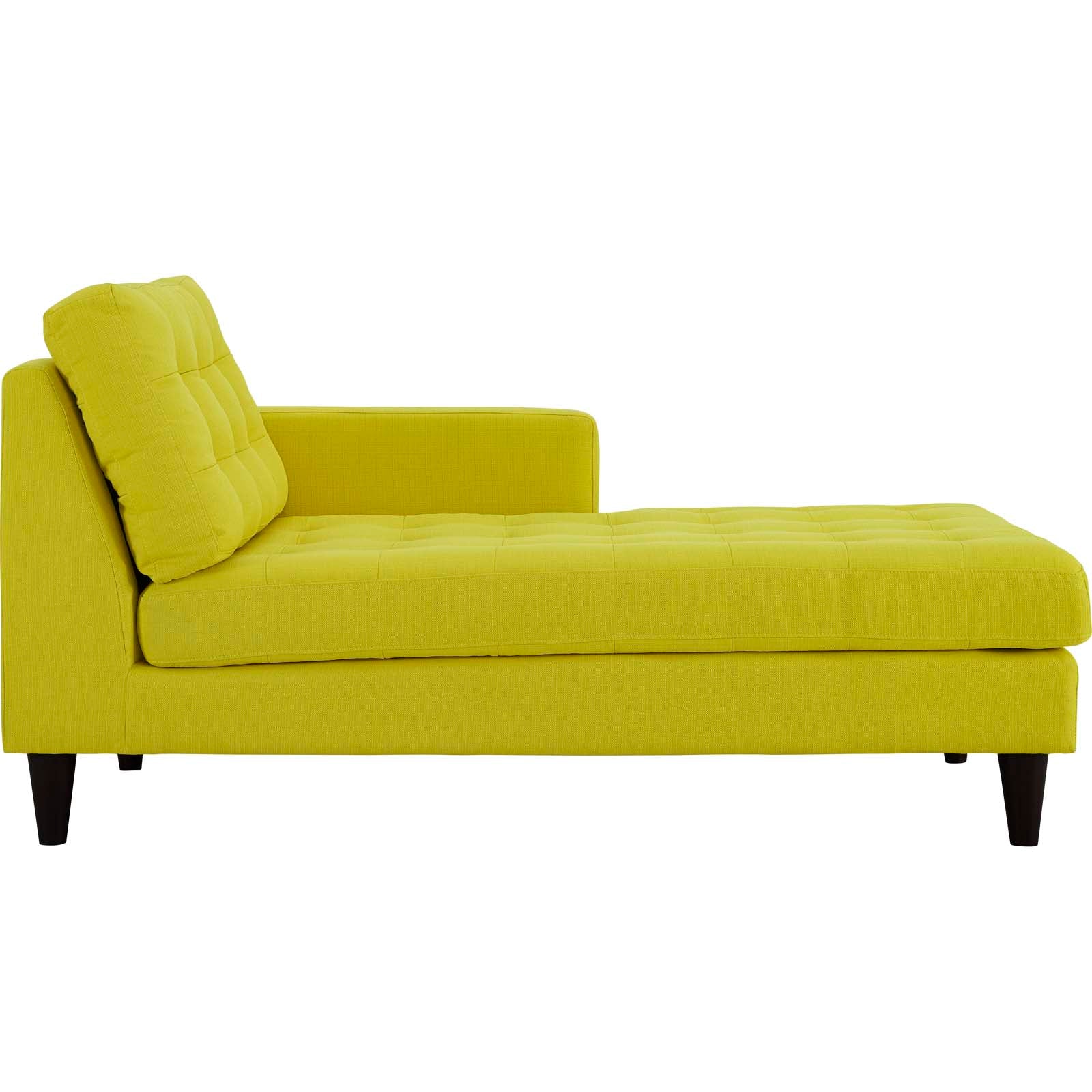 Empress Right-Arm Upholstered Fabric Chaise by Modway