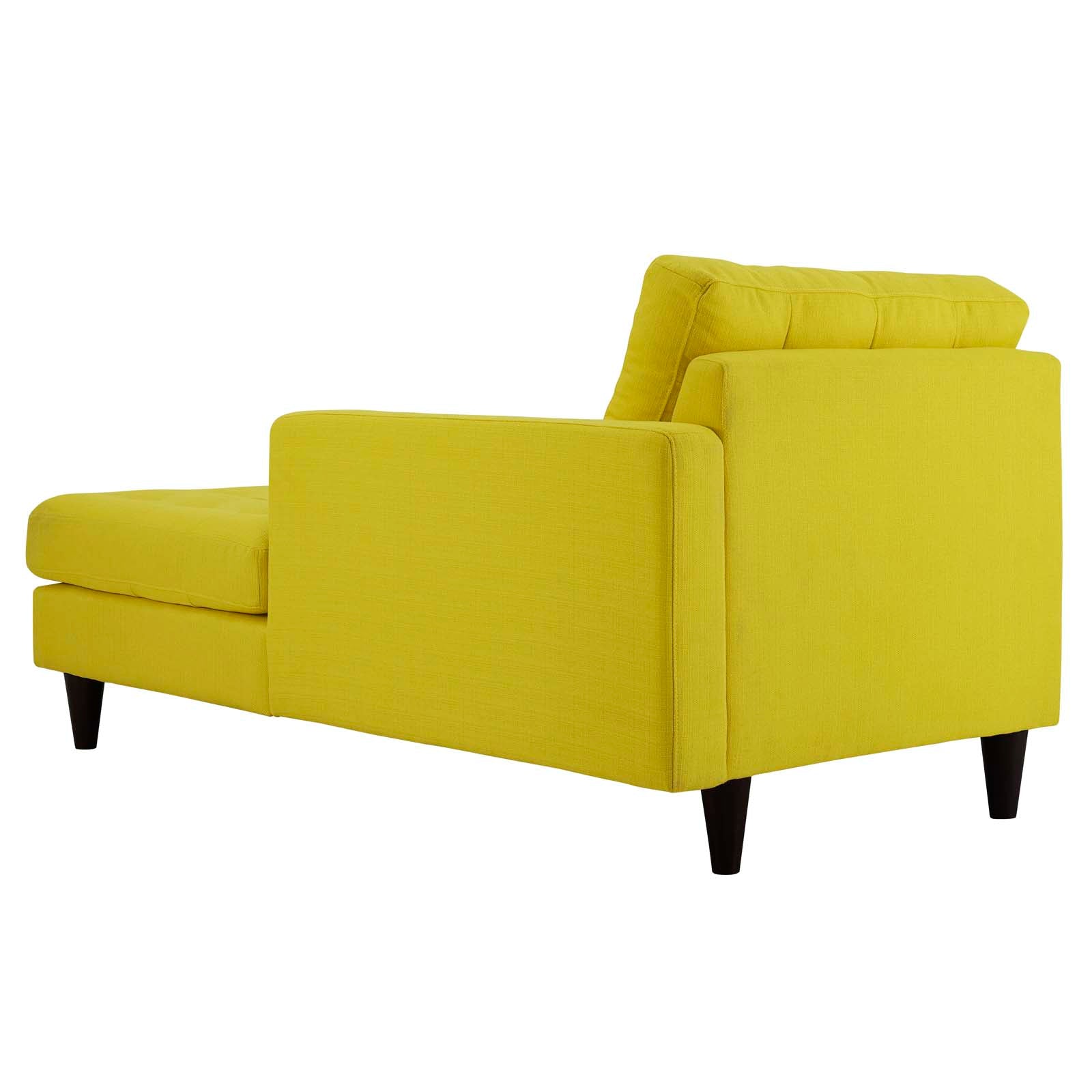 Empress Right-Arm Upholstered Fabric Chaise by Modway