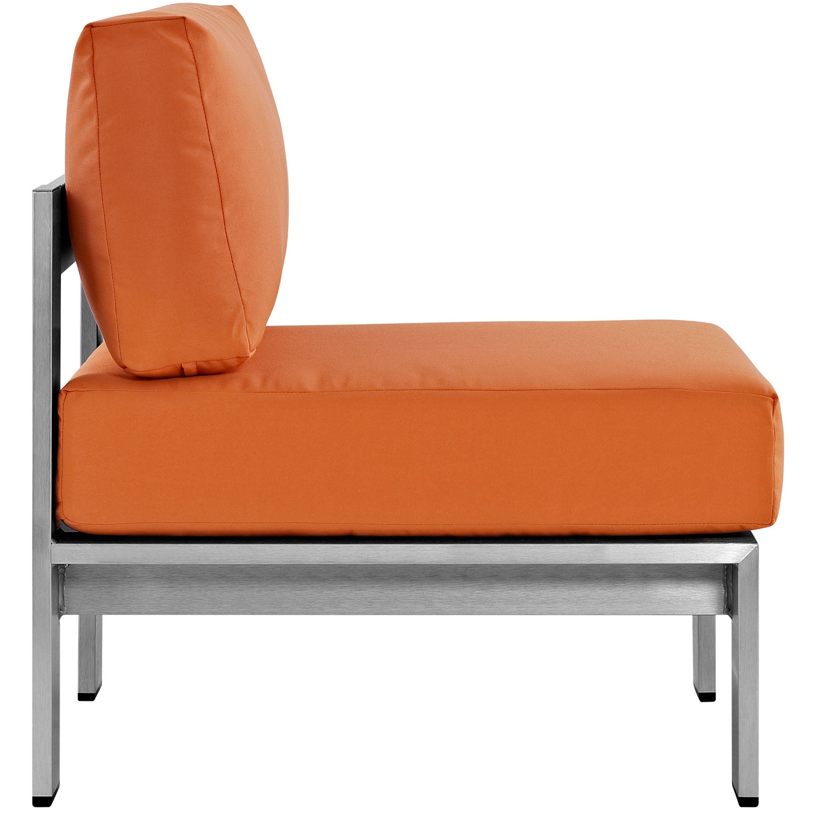 Shore 3 Piece Outdoor Patio Aluminum Sectional Sofa Set by Modway