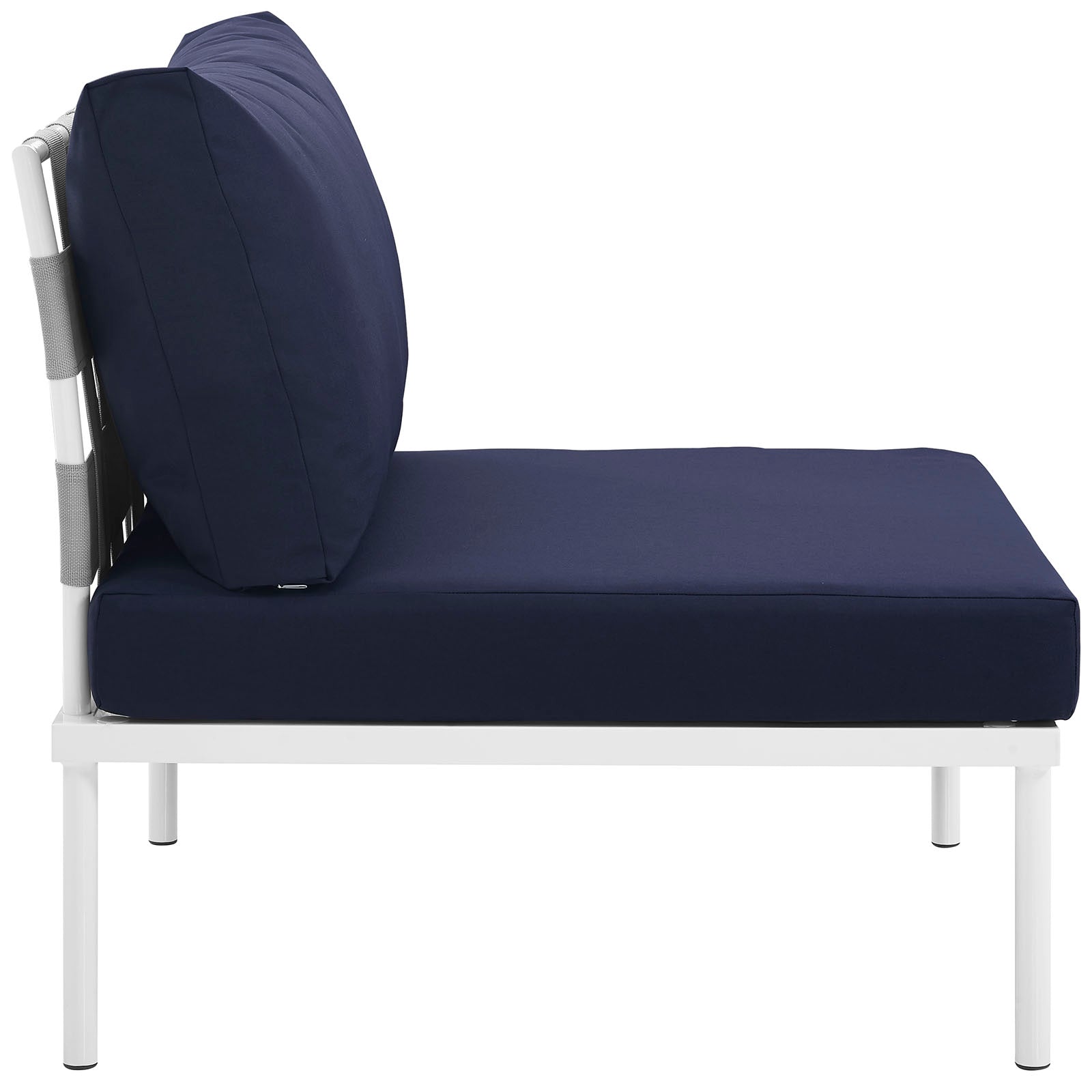 Harmony Armless Outdoor Patio Aluminum Chair by Modway