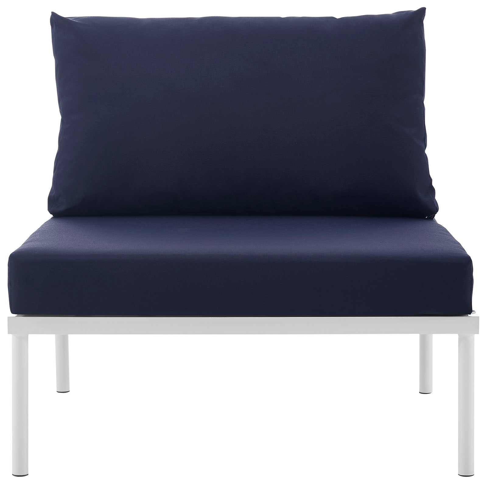 Harmony Armless Outdoor Patio Aluminum Chair by Modway