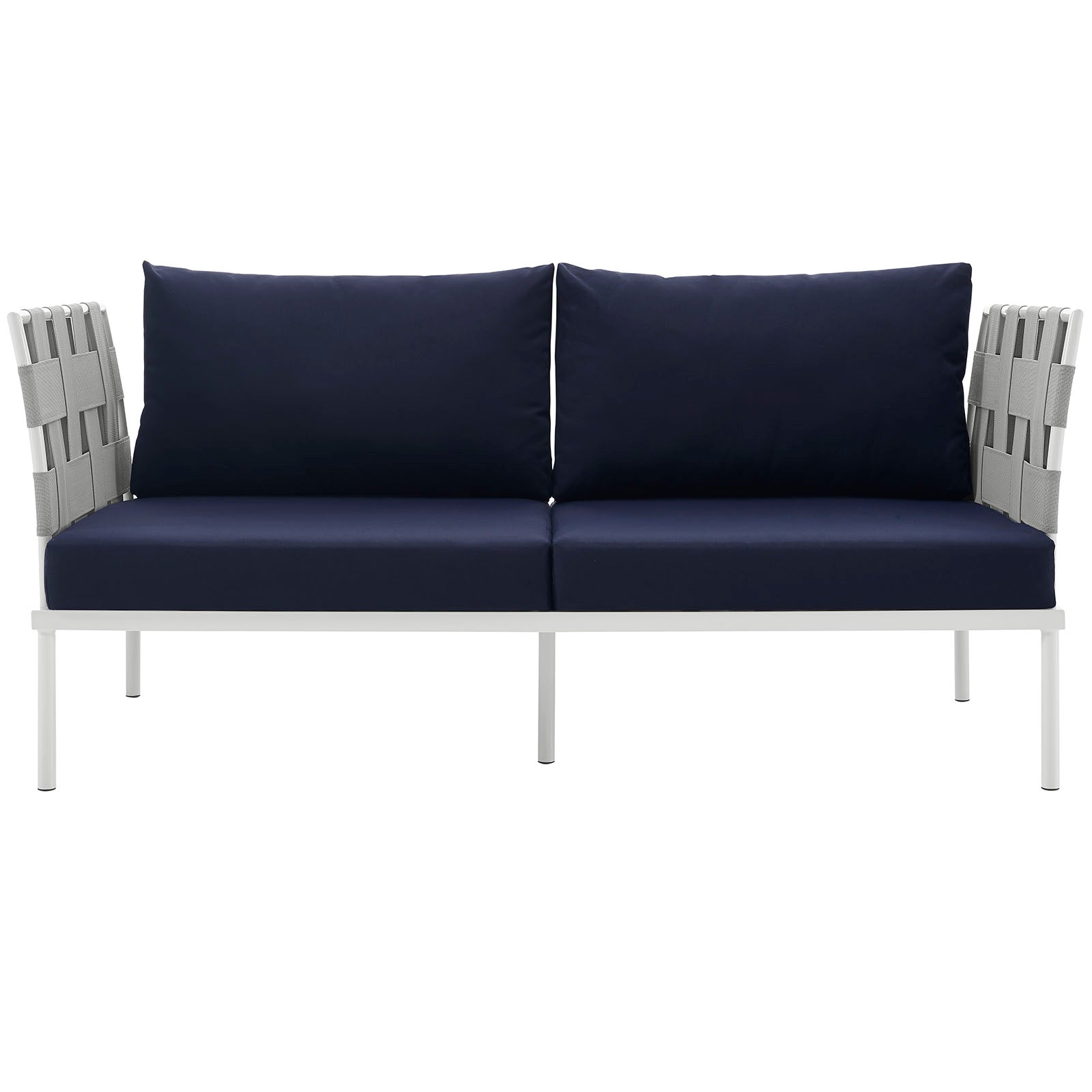 Harmony Outdoor Patio Aluminum Loveseat by Modway