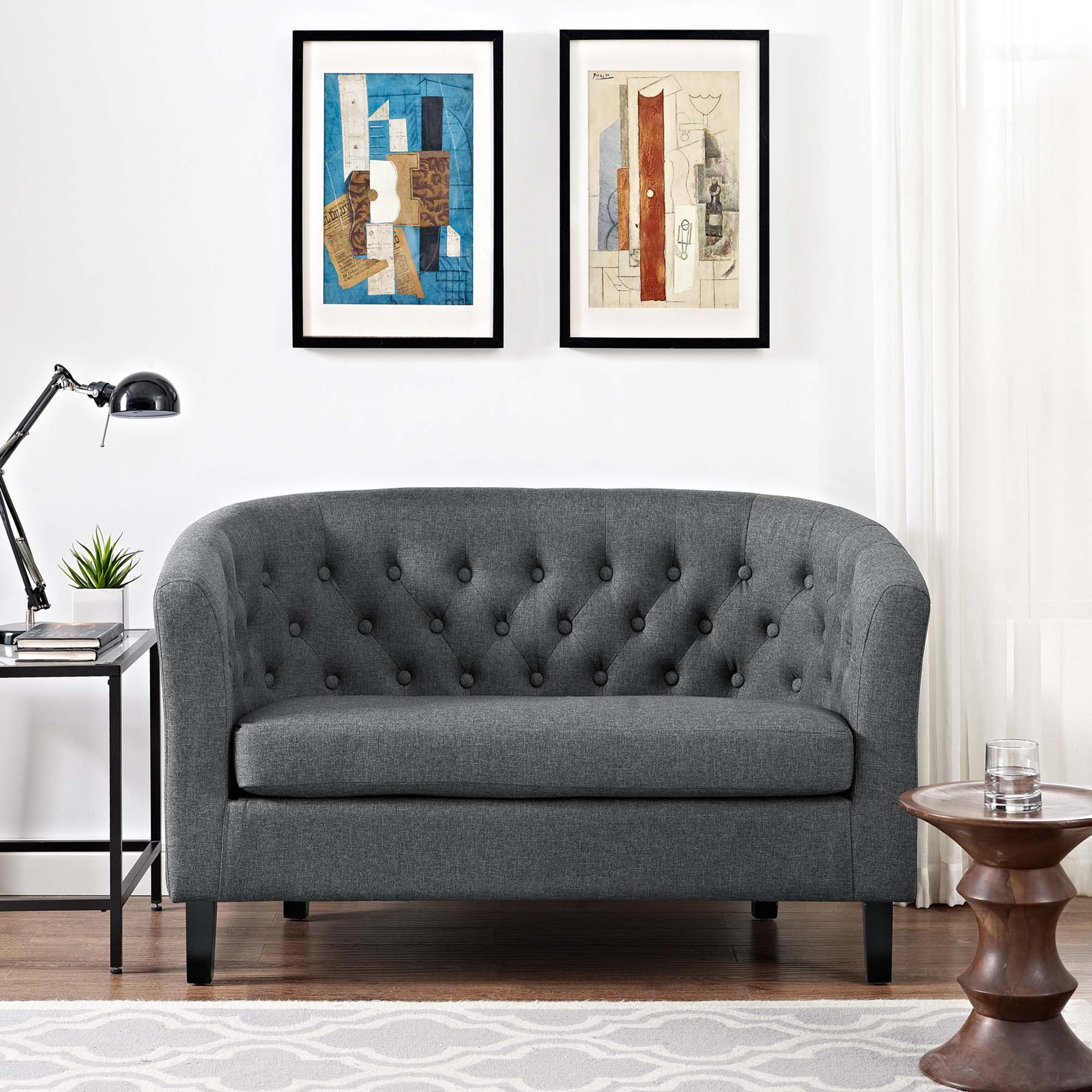 Prospect Upholstered Fabric Loveseat by Modway