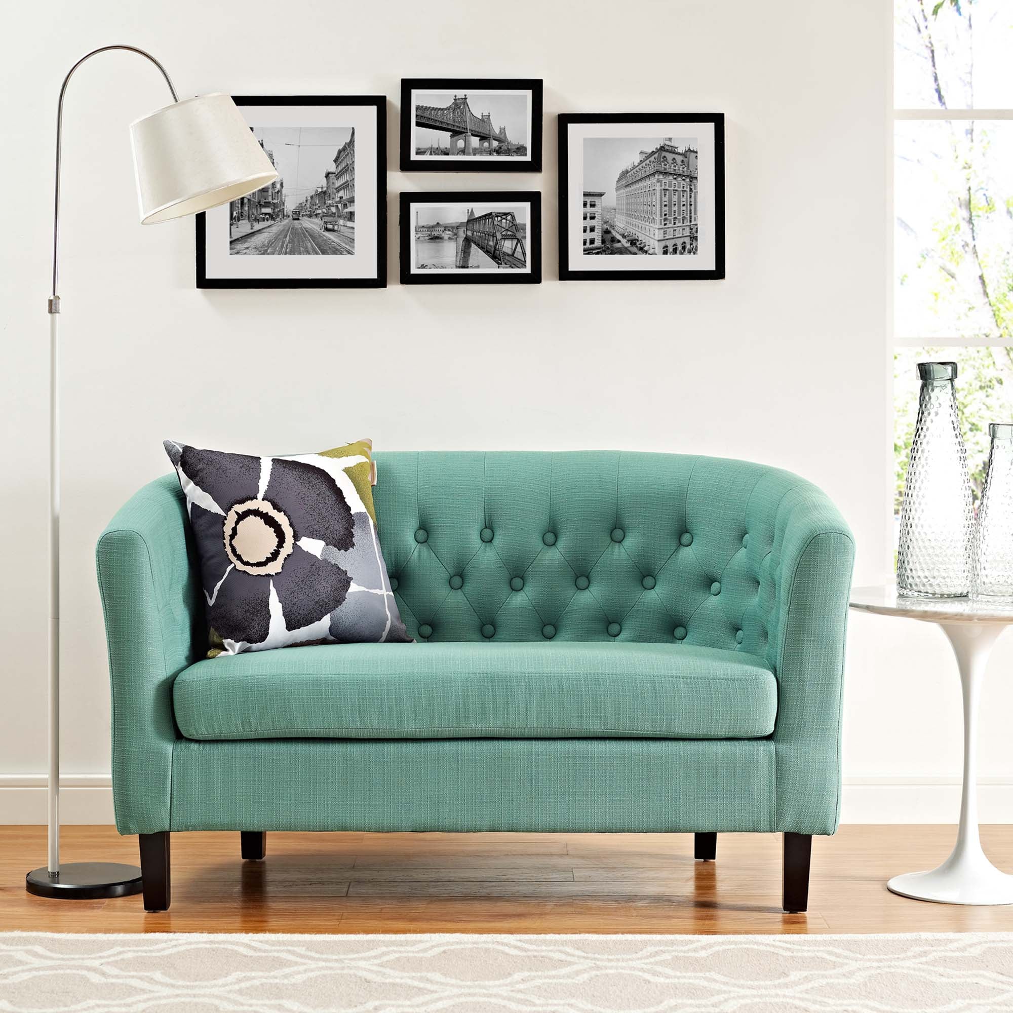 Prospect Upholstered Fabric Loveseat by Modway