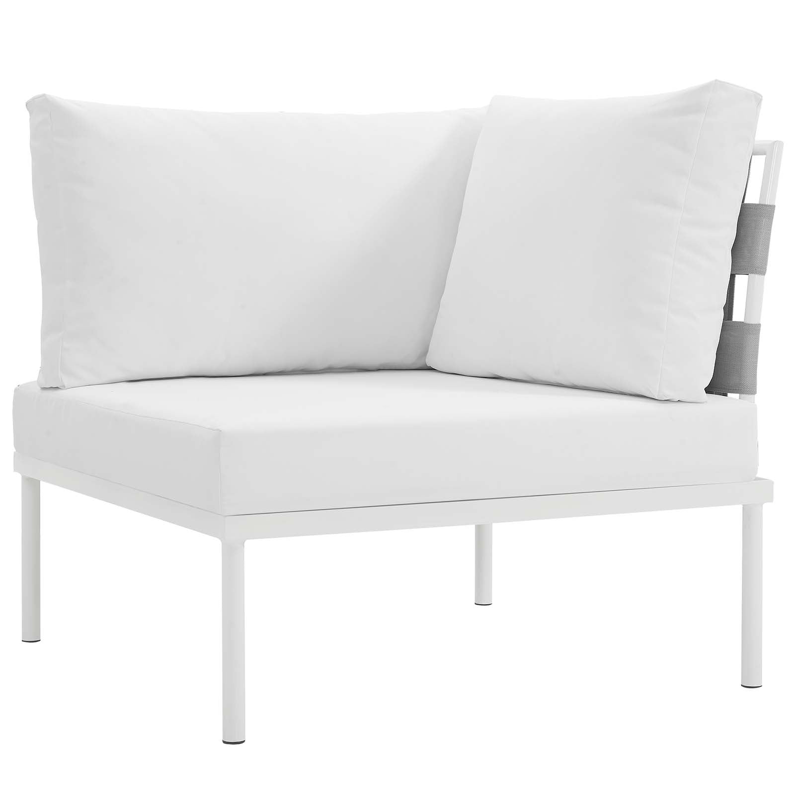 Harmony 10 Piece Outdoor Patio Aluminum Sectional Sofa Set by Modway